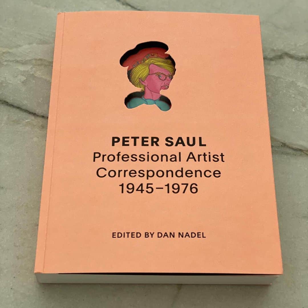 KAWSONEさんのインスタグラム写真 - (KAWSONEInstagram)「#SundayReading  PETER SAUL, Professional Artist Correspondence 1945-1976 Edited by Dan Nadel #PeterSaul @dannadel」7月27日 2時53分 - kaws