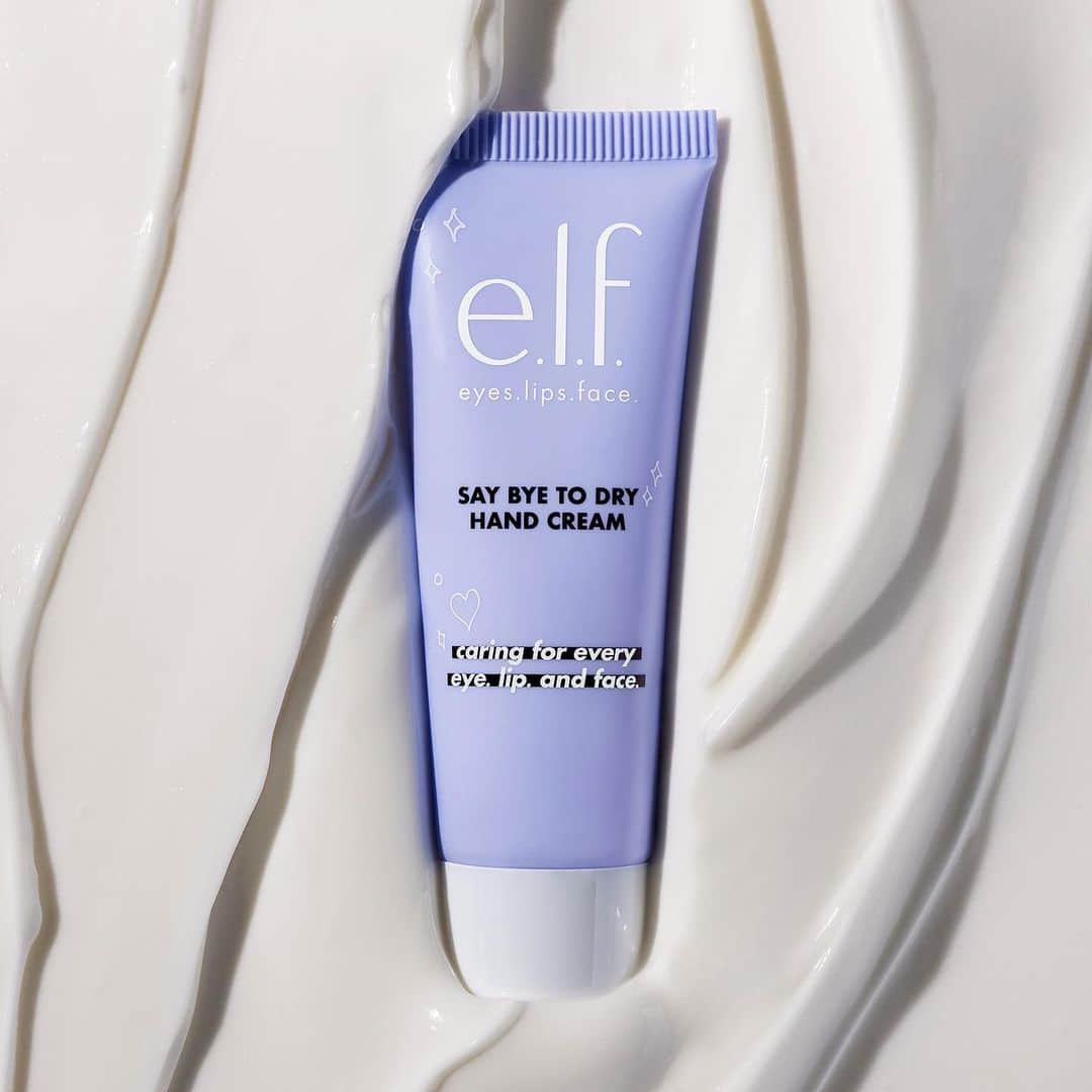 e.l.f.さんのインスタグラム写真 - (e.l.f.Instagram)「Say Bye to Dry! Our NEW mini-sized hand cream is infused with jojoba oil, aloe, cucumber, and shea butter to nourish and hydrate your skin - bringing much needed relief to dry hands👐  Why we love it: -non-greasy ; no oily residue -unscented  -the perfect size for on-the-go  Tap to shop exclusively on elfcosmetics.com for $3! ✨☁️ #eyeslipsface #elfingamazing #elfcosmetics #crueltyfree #vegan」7月27日 4時36分 - elfcosmetics