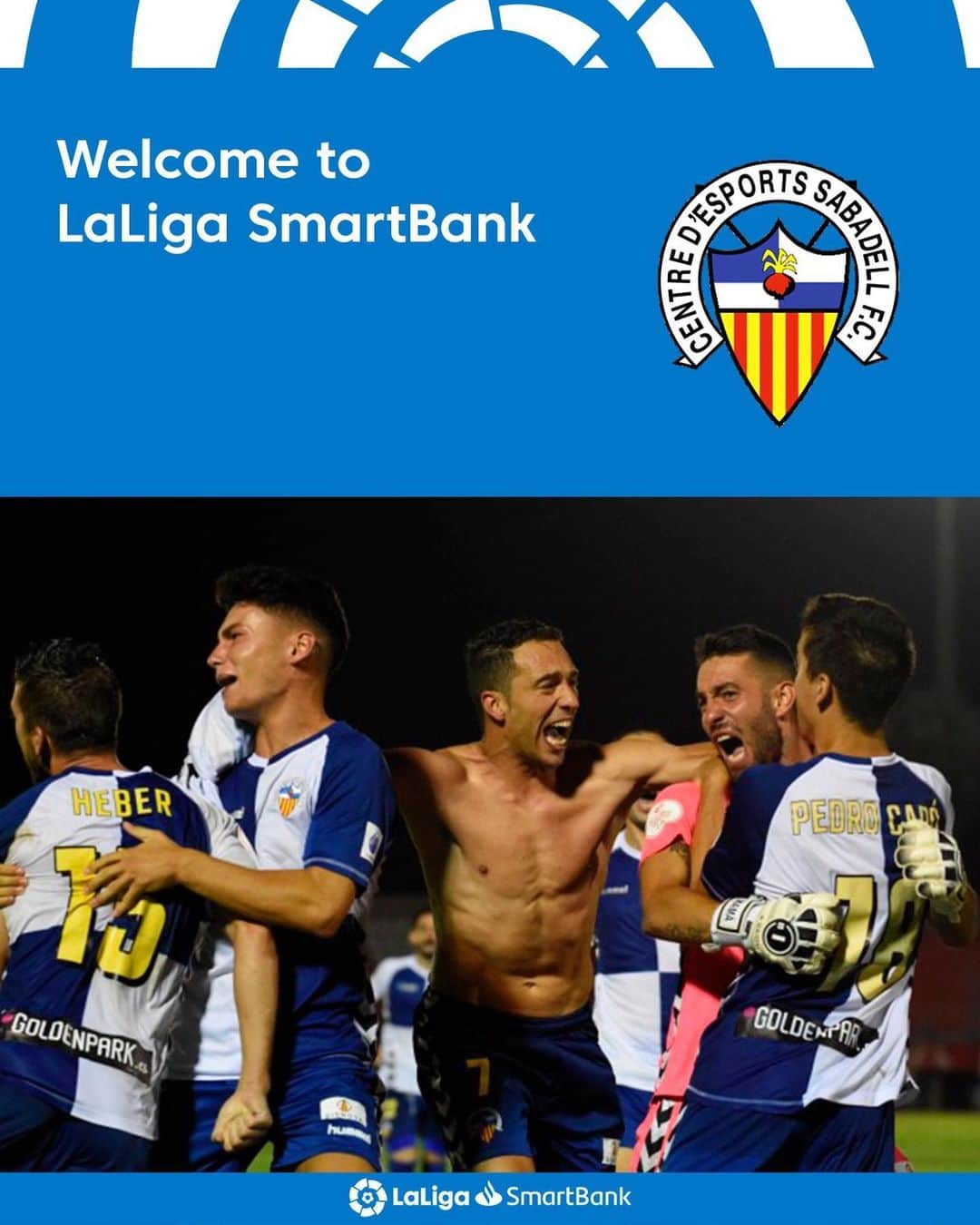 LFPさんのインスタグラム写真 - (LFPInstagram)「💙🤍 Welcome 🔙 to #LaLigaSmartBank, @cesabadell! • 💙🤍 ¡Bienvenidos de nuevo a #LaLiga SmartBank, #Sabadell! 🔙 • #LaLiga #Football」7月27日 4時57分 - laliga