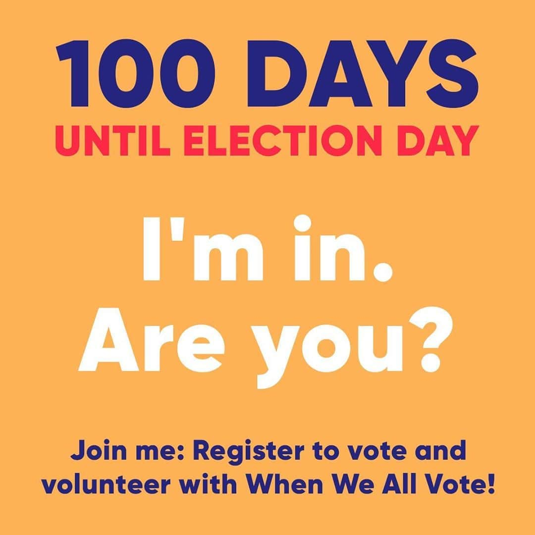 ジミー・ファロンさんのインスタグラム写真 - (ジミー・ファロンInstagram)「There are 100 days until the November elections. We’ve already registered 100,000 new voters, and I’m on a mission with @WhenWeAllVote to register 100,000 more. Get registered now and make your voice heard: whenweallvote.org/100days」7月27日 5時32分 - jimmyfallon