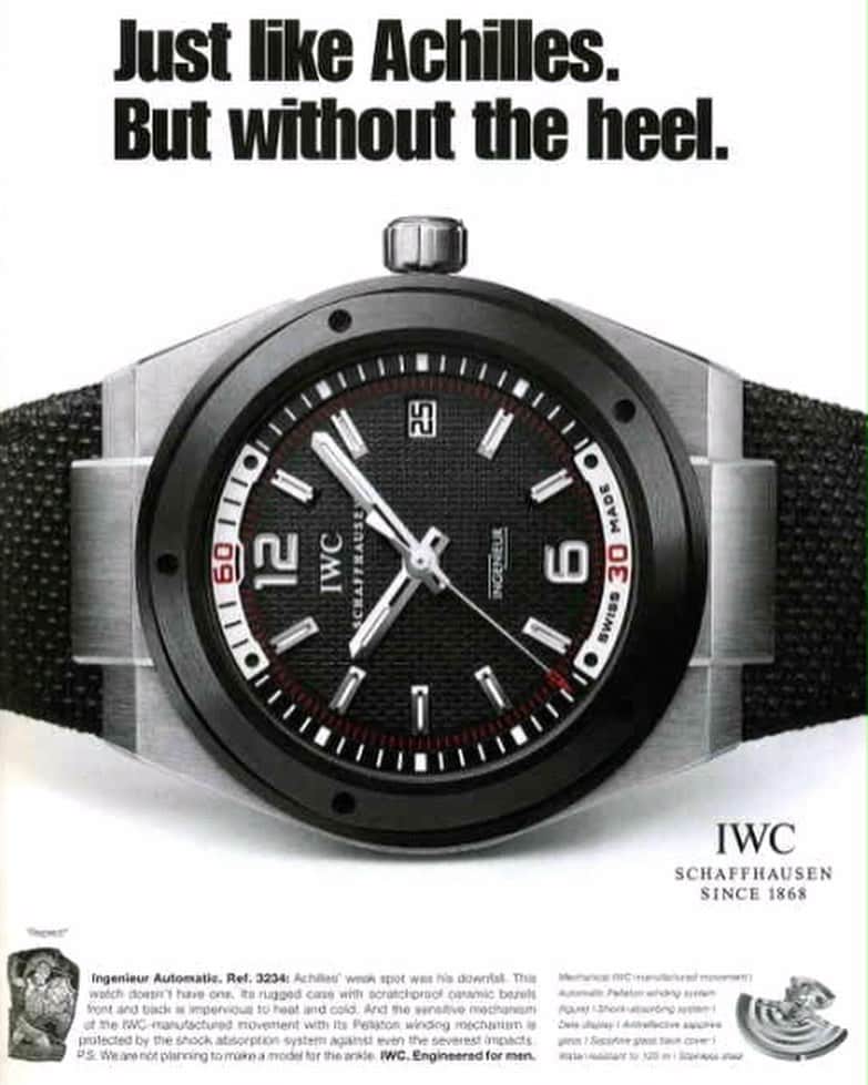 Daily Watchさんのインスタグラム写真 - (Daily WatchInstagram)「A couple of old IWC advertisements. Which is your favorite? 😅 @iwcwatches All credit goes to the right owners (DM for credit).」7月27日 6時08分 - dailywatch