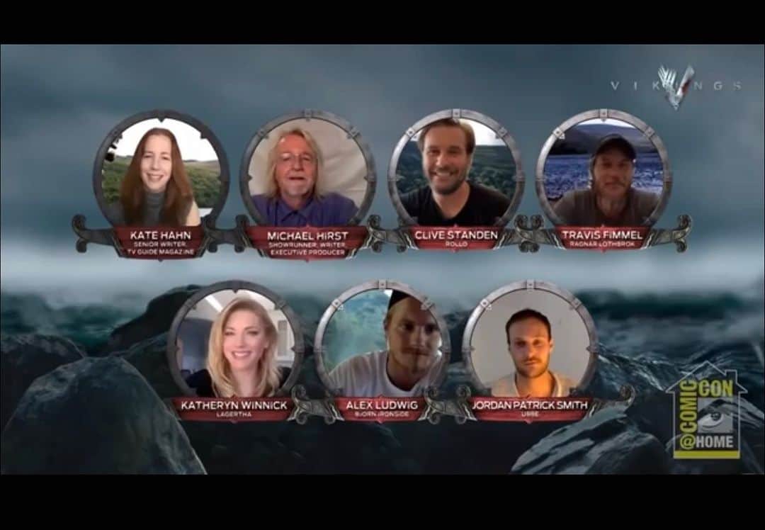 キャサリン・ウィニックのインスタグラム：「Comic Con 2020, VIKINGS Valhalla Reunion. Check out our final panel. Big Thank You to all our amazing fans for 6 incredible seasons. We wouldn’t be here without you! Love ya!! ❤️⚔️ https://m.youtube.com/watch?v=H0-3kuEmdMk」