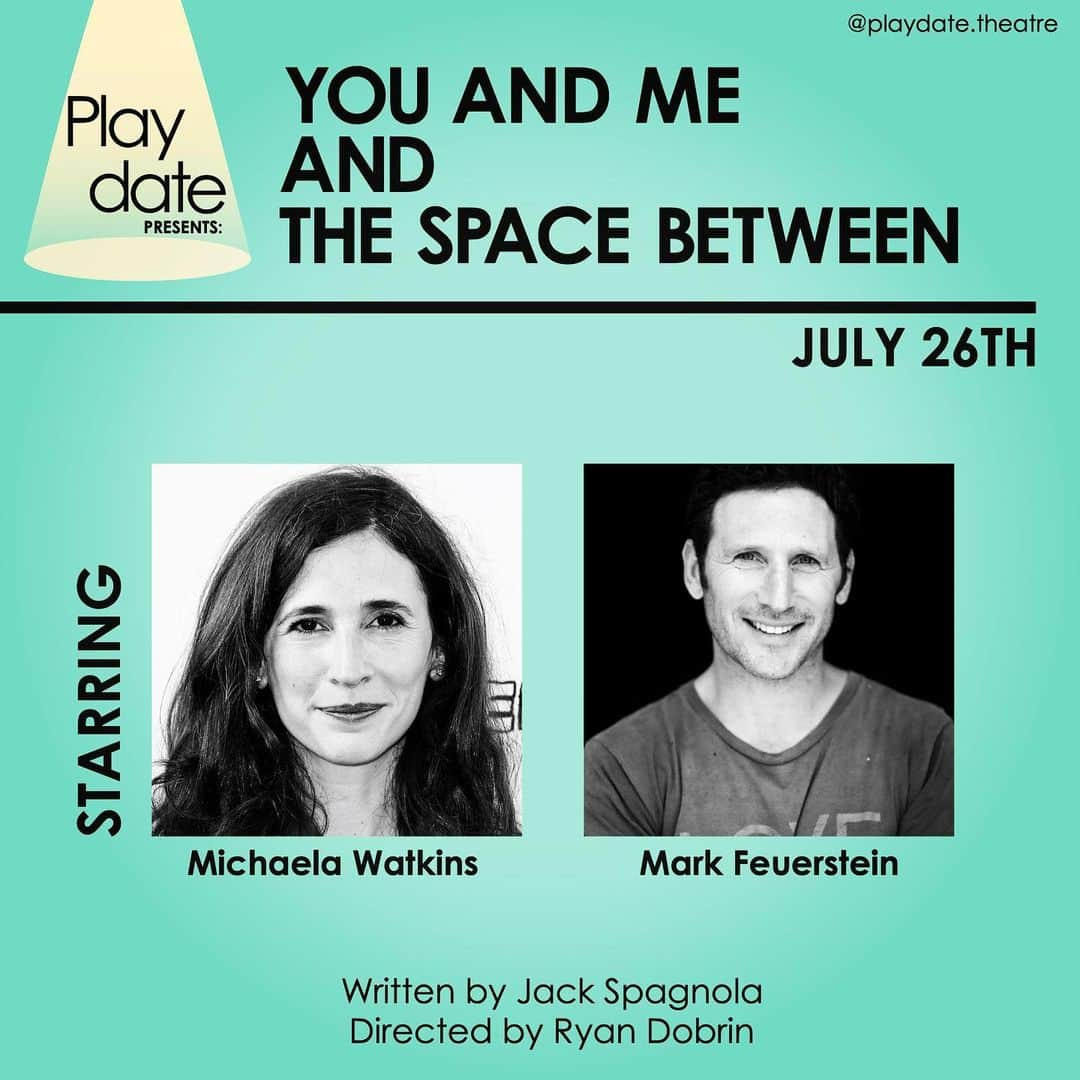 マーク・フォイアスタインのインスタグラム：「Two hours till places! Lou and Shirley go LIVE tonight at 5 pm PT / 8 pm ET. Link in @playdate.theatre’s bio. @playdate.theatre  @michaelawat」