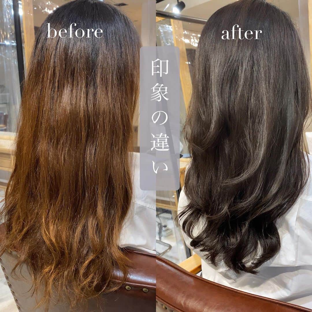 西岡卓志のインスタグラム：「今回はパーマ&カラー&トリートメントのお客様！﻿ 艶々しいカールと透明感ある落ち着いたカラーは﻿ @takashi_nishioka にお任せあれ！﻿ ﻿ ﻿ ﻿ ﻿ ﻿ ﻿ ﻿ 保存して頂けるとオーダーの際に便利です！﻿ ﻿ ﻿ 髪質に適した西岡独自の手法で髪を傷めず柔らかい質感へ✨💈﻿ ﻿ ﻿ ﻿ ﻿ パーマで悩んでいる方は是非ご相談下さい！﻿ ﻿ カットでフォルムを美しくし、パーマで全体のボリュームを似合う位置に作ります！﻿ ﻿ さらに髪質をしっかり診断させて頂き薬剤をオリジナルでその場で調合し、僕だけの今までにないパーマの質感を約束します！﻿ ﻿ ﻿ ☑︎パーマがかからないと言われた方﻿ ﻿ ☑︎いつもすぐ取れてしまう方﻿ ﻿ ☑︎巻いてるからパーマでは出来ませんと言われた方﻿ ﻿ ☑︎パーマがくるくる過ぎて気に入らない方﻿ ﻿ ☑︎とにかく髪型に悩んでいる方﻿ ﻿ ﻿ 是非僕にご相談ください！﻿ ﻿ ﻿ 美容師キャリア20年で培われた﻿ ﻿ 《西岡独自のパーマ&似合わせ理論》で必ずステキなヘアスタイルにします！﻿ ﻿ お客様からはカットしてよかった！パーマをかけて良かったというお声を多数頂いております！﻿ ﻿ ﻿ 《✨お客様の口コミ✨》﻿ ﻿ ﻿ ﻿ ■会う人全員に褒められます！！本当にありがとうございます！また行きます😊﻿ ﻿ ■ 本日はパーマをかけていただき、ありがとうございました☺パーマも色もほぼ全てお任せでお願いしましたが、優しく聞き取りしてくださり、西岡さんにお願いしてよかったなぁ✨と思いながら帰りました☆お忙しい中ありがとうございました！明日から、パーマ楽しみたいと思います😌そして、またぜひ、よろしくお願いします🙏﻿ ﻿ ﻿ ■ 西岡さんにカットしてもらったあとは、めちゃ誉められます😂﻿ 有難うございます💕🍀﻿ ﻿ ■ 今日は、素敵な髪型にしていただき、ありがとうございました😃﻿ ﻿ スタッフの皆さんにも良くしていただき、あっという間に時間が過ぎていました♬﻿ ﻿ これからもよろしくお願いします😊﻿ ﻿ ﻿ ﻿ ーーーーーーーーーーーーーーーーーーーーーーー﻿ ﻿ ﻿ 髪型に悩まれている方は是非ご相談下さい！﻿ 全力で取り組ませて頂きます^_^﻿ ﻿ ﻿ 【✨髪型で人生を豊かにするお手伝いを✨】﻿ ﻿ 素敵なヘアには女性を幸せにする力があります！﻿ ﻿ 僕に是非お任せ下さい！﻿ ﻿ ﻿ ヘアスタイルを似合わせるには大事な要素があります✨﻿ ﻿ ☑︎首や、肩幅を考慮したシルエット👤﻿ ﻿ ☑︎お顔の特徴頬や顎の位置生えグセなどをカバーする前髪を含めたフロントデザイン👧﻿ ﻿ ☑︎普段のファッションに馴染むヘアスタイルとファッションの調和👚﻿ ﻿ 美容師は綺麗に切る事が大事なのではなく、一人一人に似合わせる事が大事です✨﻿ ﻿ なぜかいつも髪型がしっくり来ない！﻿ ﻿ インスタで見た可愛い髪にしたい！﻿ ﻿ なんか似合ってない、なんか変、可愛くない！﻿ ﻿ という貴女へ！﻿ ﻿ 絶対僕が素敵にします！﻿ ﻿ 【価格表】﻿ ﻿ カット¥7,150﻿ カットカラー¥15,400円﻿ カットカラートリートメント¥20,900円﻿ カットパーマ¥18,700﻿ トリートメント¥5,500﻿ 縮毛矯正カット¥27,500﻿ #後れ毛#ゆる巻きパーマ#一つ結び﻿ #韓国風#初パーマ﻿ ﻿ #ヘアカラー#パーマ#簡単ヘアアレンジ#スタイリング動画#品格﻿ #デジタルパーマ﻿ #アッシュグレージュ#ショート#外ハネボブ#パーマヘア#セミロング#外国人風ヘア#韓国ヘア#ひし形シルエット」