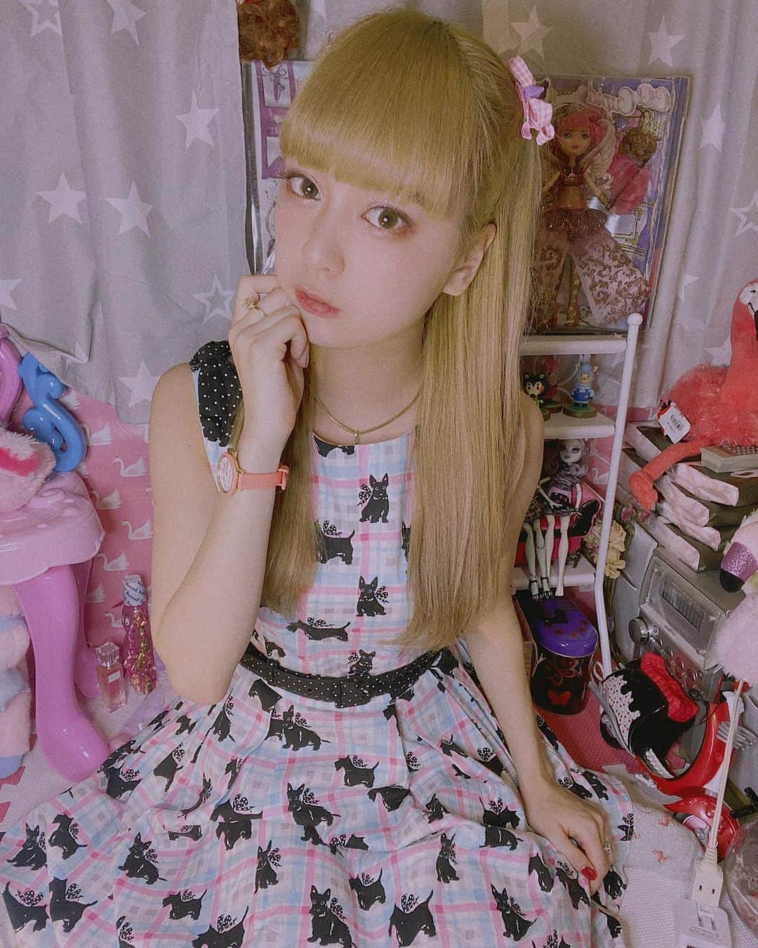 水森依音さんのインスタグラム写真 - (水森依音Instagram)「🎀🐾🎀🐾」7月27日 17時39分 - ion_mizumori