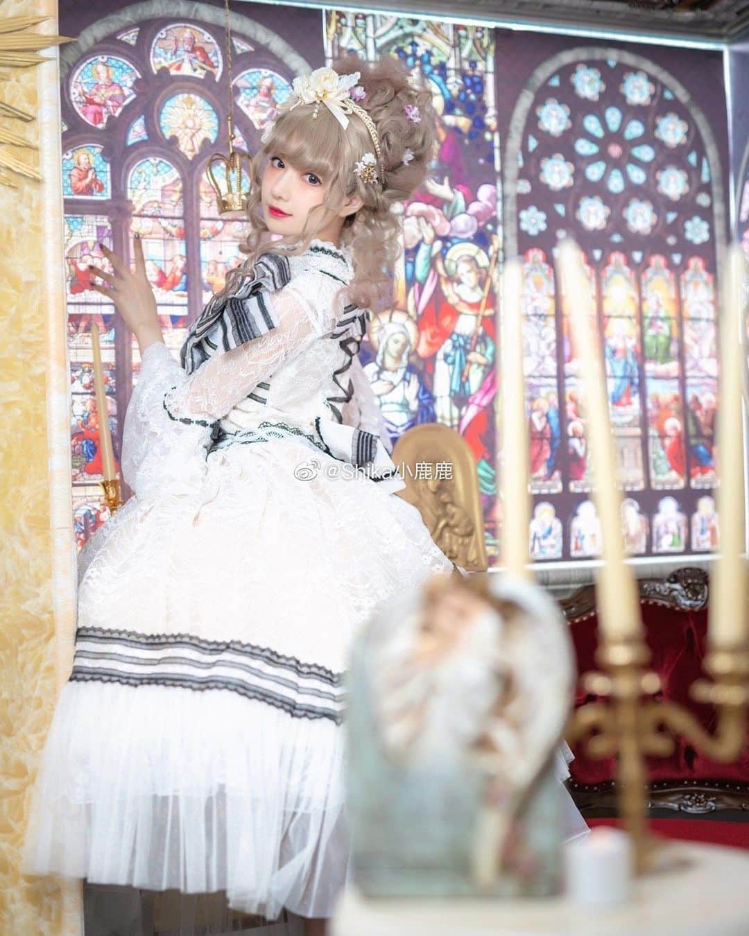 shikaさんのインスタグラム写真 - (shikaInstagram)「#lolita #lolitafashion  @miyako_reiko」7月27日 11時11分 - shika.xiaolu_lu