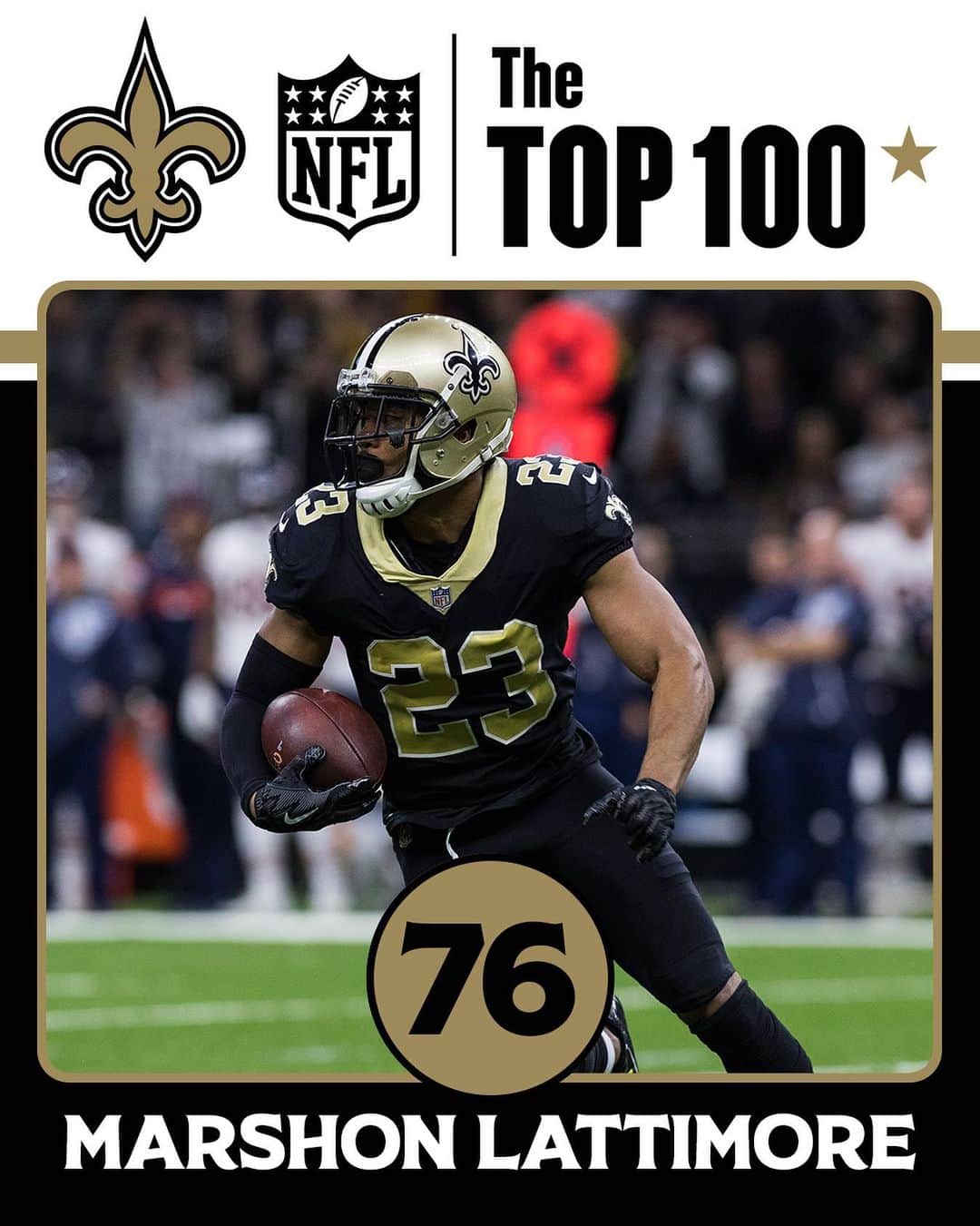 ニューオーリンズ・セインツさんのインスタグラム写真 (ニューオーリンズ・セインツInstagram)「No. 76 on the 