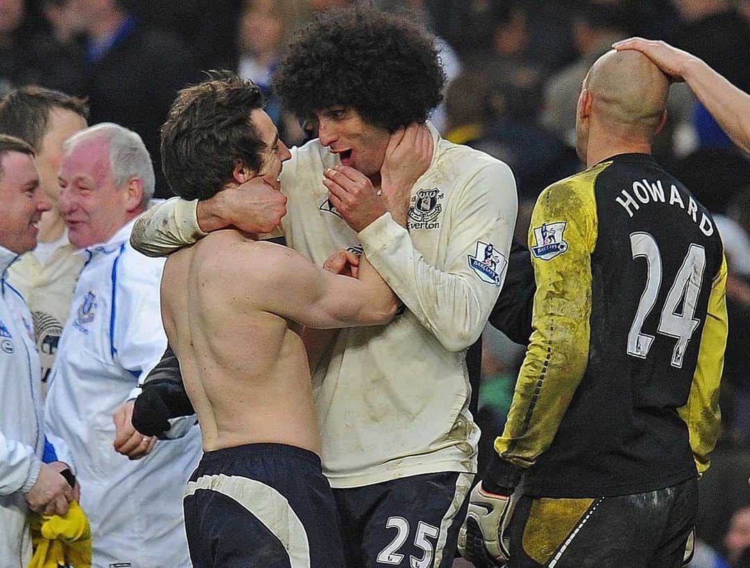 マルアン・フェライニのインスタグラム：「Top player 💪🏻top person ❤️... enjoy your retirement my friend ... @bazzabaines」