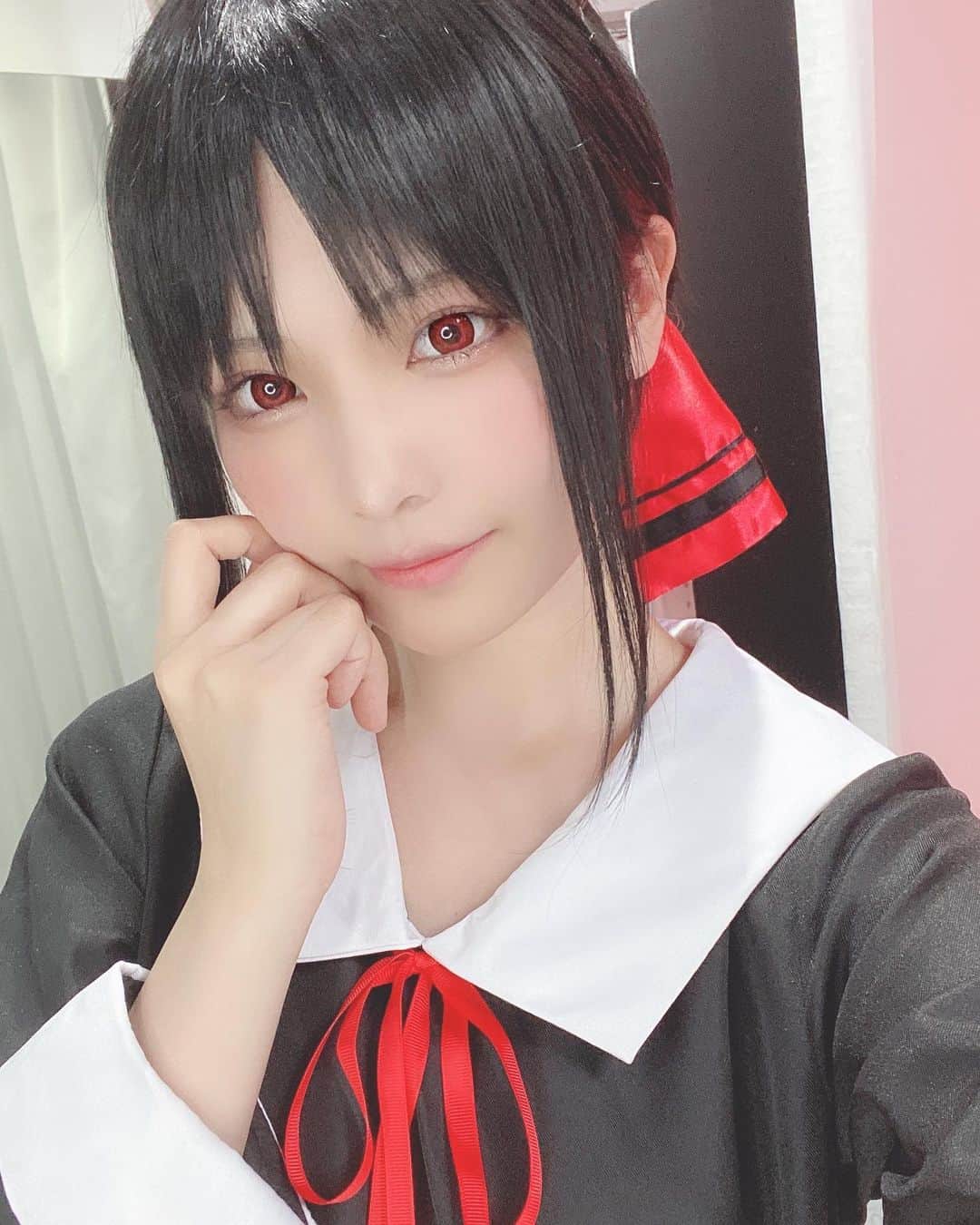のインスタグラム：「かぐやさん♥️ ㅤ ㅤ ㅤ ㅤ ㅤ ㅤ ㅤ #kaguyasamaloveiswar #kaguyasama #かぐや様は告らせたい #かぐや様コスプレ #四宮かぐや #コスプレイヤー #コスプレ #コスプレイヤーさんと繋がりたい #cos #cosplay #cosplayer #cosplaygirl #cosplayphotography #코스프레 #动漫 #角色扮演  #自撮り #japanese #japanesegirl #cute #girl #me #selfie #follow #followｍe #粉我 #좋아요 #팔로미 #셀카 #love」