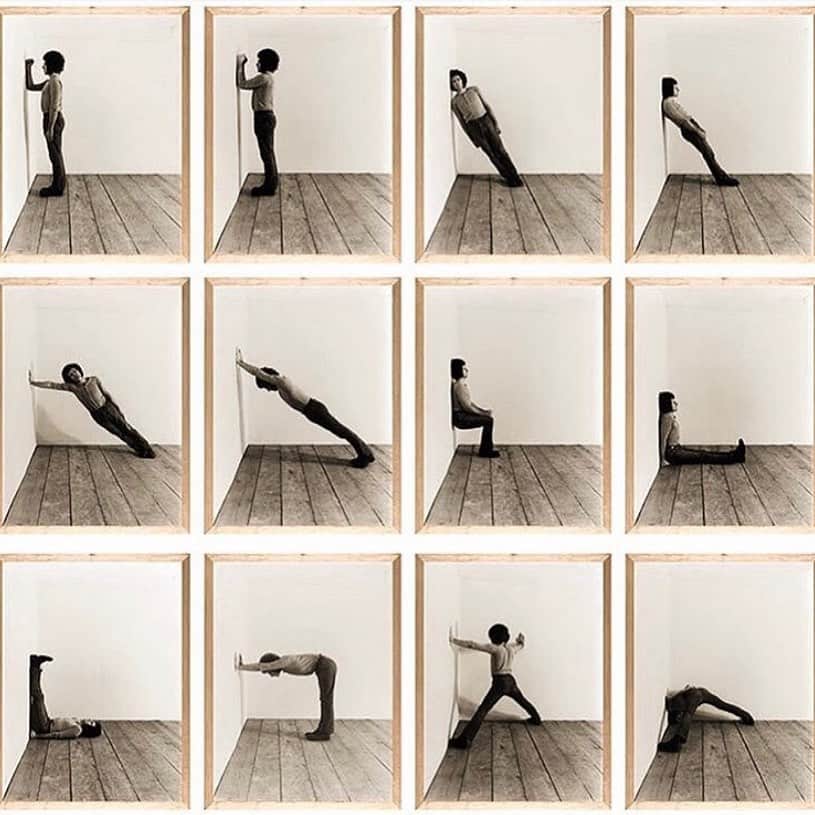 グラフ&ランツのインスタグラム：「Monday morning stretches 〰️ via photographer Klaus Rinke」