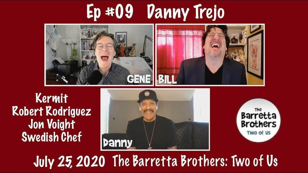 ダニー・トレホさんのインスタグラム写真 - (ダニー・トレホInstagram)「Go watch the latest @thebarrettabrothers podcast with @kermitthefrog, Jon Voight, @rodriguez, and me! Click *Link in Bio* . . . #muppets #kermitthefrog #thebarrettabrothers #dannytrejo #jonvoight #robertrodriguez #podcast」7月28日 2時34分 - officialdannytrejo