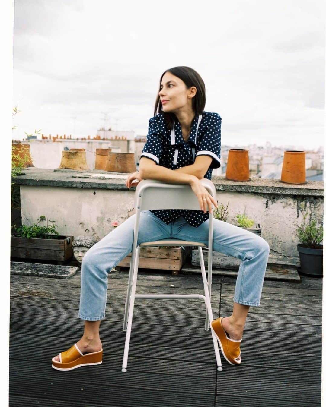 カレントエリオットのインスタグラム：「rooftop style c/o @camillealg in the original boyfriend」