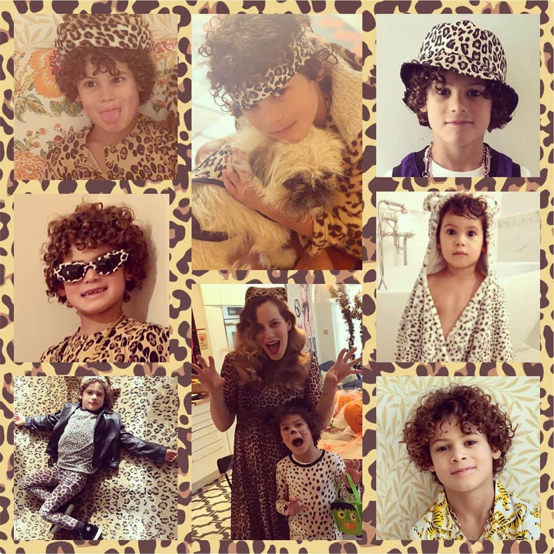 のインスタグラム：「🎉🐆💕🎂🐾✨ Don’t even have to guess his star sign ♌️ Leopard print, treasure, sushi and his hair.... just a few of his favourite things...」