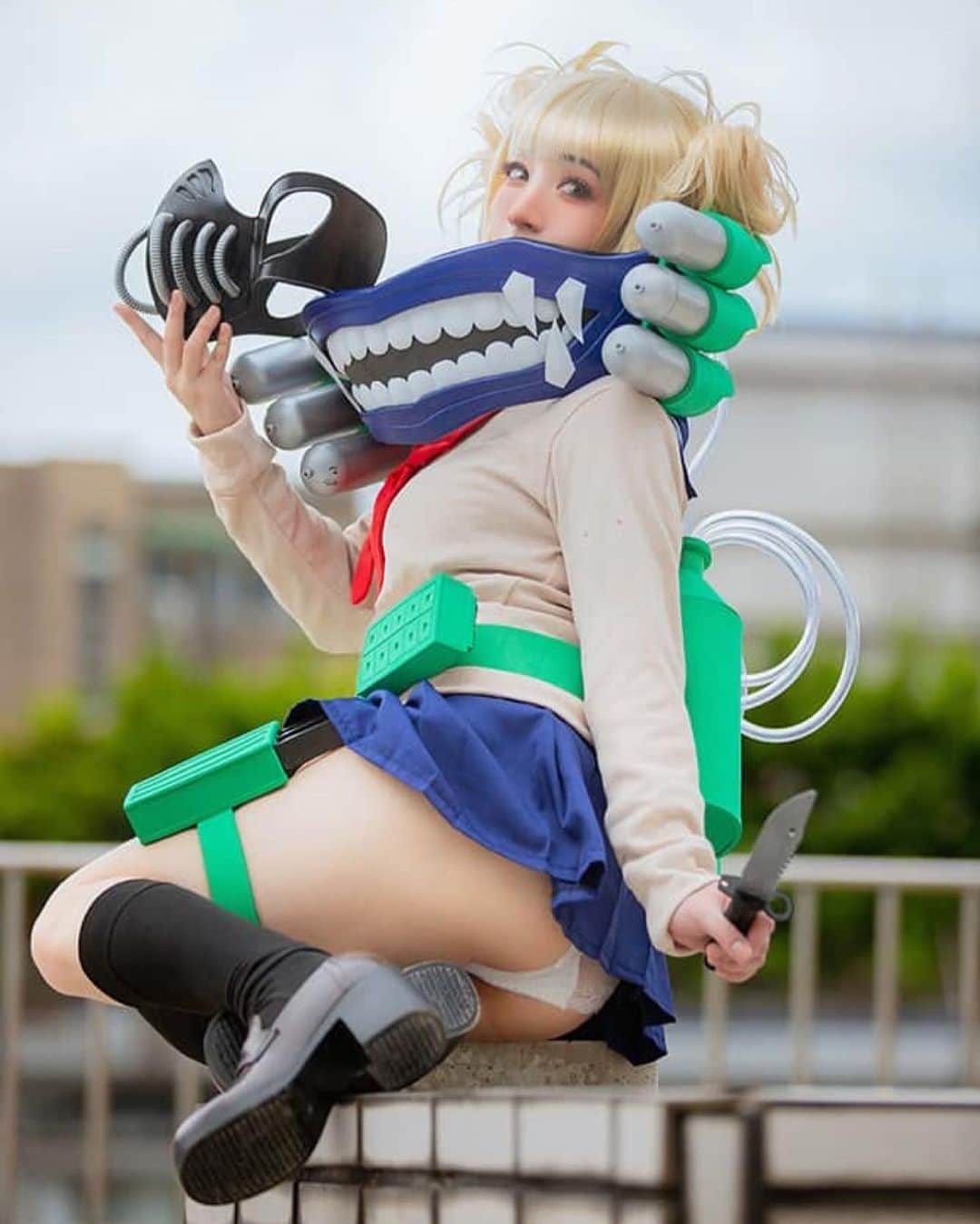 千尋のインスタグラム：「Tier 1 's preview is uploaded!!! These 3 days CHIHIRO will non-stop updating !!! Remember to subscribe CHIHIRO'S July's Patreon///  Recently CHIHIRO is fall in love in Hero's Academy , every characters are so lovely !!! Do you like Yantere Toga ?///// Trying to perform Toga ending her skill becoming all naked !!! It's so erotic!!! This photo will be put in VIP Tier!  等級1預告終於來啦!! 接下來會連三天發表喔 記得訂閱千尋7月份的Patreon////  最近迷上了小英雄 大家都好可愛呀!!!!! 病嬌的渡我大家喜歡嗎///// 拍了使用能力完的小渡我 會裸體的設定真的好色!!! 會放在vip等級裡面喔~  #MyHeroAcademia #MyHeroAcademiacosplay #僕のヒーローアカデミア #TogaHimiko #togahimikocosplay #cosplaygirl」