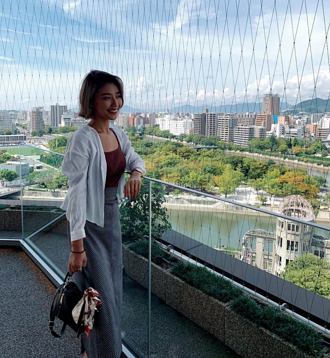 松本優のインスタグラム：「. FM大阪　LOVE FLAP 聴いていただけましたか〜？？#日本旅行 @west_akafu さんの #赤い風船 🎈〜広島県編〜 . 大阪からは新幹線だと近くて本当に行きやすいんですよね😍 . 今日生放送でご紹介したお店や観光地は皆さんチェックマストです✌️🙈 . radikoで見逃し配信できますよ😎 . 大阪からあっというまなので断然電車で行くのが松優おすすめ🦋 . . #にこTA #日本旅行 #赤い風船#yutravel✈️」