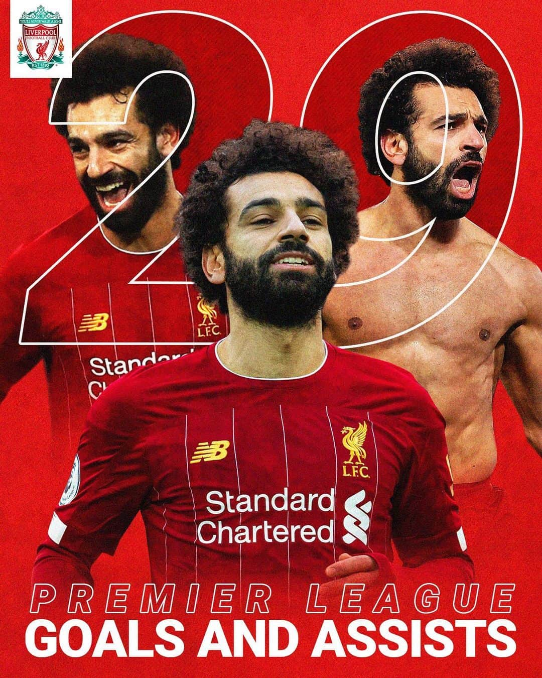 リヴァプールFCさんのインスタグラム写真 - (リヴァプールFCInstagram)「🔥 1⃣9⃣ goals x 1⃣0⃣ assists 🔥 Another BOSS @premierleague season for the Egyptian King 👑 #LFC #LiverpoolFC #Salah #MoSalah」7月27日 19時36分 - liverpoolfc