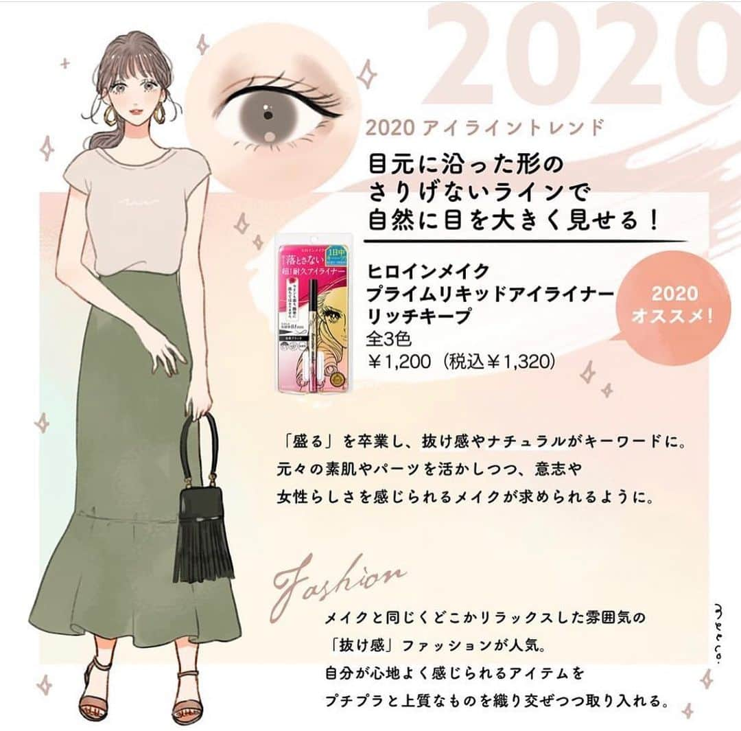 松田唯花さんのインスタグラム写真 - (松田唯花Instagram)「【ヒロインメイクさん @heroinemake とのコラボ企画💄第4回】 4週にわたりお届けする「メイクドリル」。 私は情報監修をさせていただきました🙇‍♀️✨  ラストとなる第4回目は、「アイラインの変遷」。  時代とともに移り変わってきたアイラインの変遷を、ファッションやメイクのトレンドとともに紹介しています✨ 懐かしの80年代から、2020年の最新アイメイクまで辿っていますよ〜！  こう見ると、メイクって本当に時代を映す鏡だなぁと改めて実感。 これからはどんなアイメイクが流行っていくんだろう☺️  今回もイラストは、 @meecosme さんが描いてくれました💐  #ゆいコス * #heroinemake #eyemakeup #eyeliner #アイライン #ヒロインメイク #メイクの歴史 #アイメイク変遷  @heroinemake」7月27日 19時45分 - yuika_matsuda.official