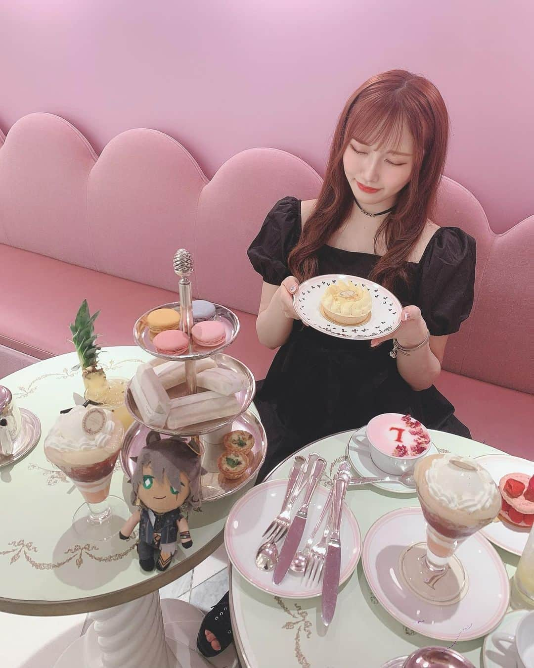 斎藤あみりさんのインスタグラム写真 - (斎藤あみりInstagram)「LADUREE♡おともだちと ・ ・ ・ ・ #斎藤あみり#av女優#プレステージ#自撮り#アフタヌーンティー#LADUREE#ラデュレ#アフタヌーンティー lingerie#sexy#グラビア#性感女优 #女星#可爱#kawaii#selfie#photography」7月27日 19時59分 - amirichan123