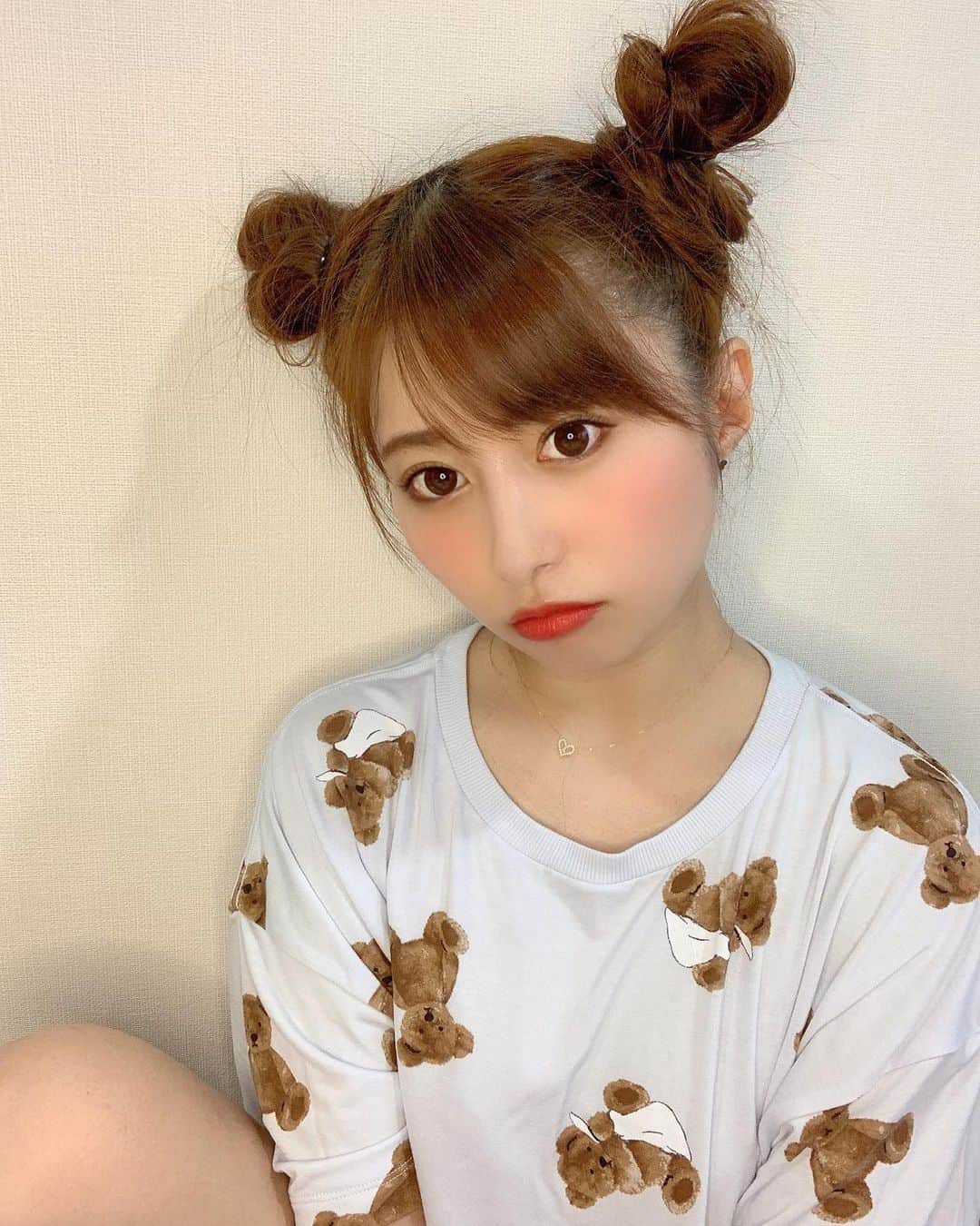 成瀬心美さんのインスタグラム写真 - (成瀬心美Instagram)「🧸 . . ぼっくはくまっ くまっ くまっ くまー。 . . #bear #gelatopique #roomwear」7月27日 20時13分 - coco3ndazo