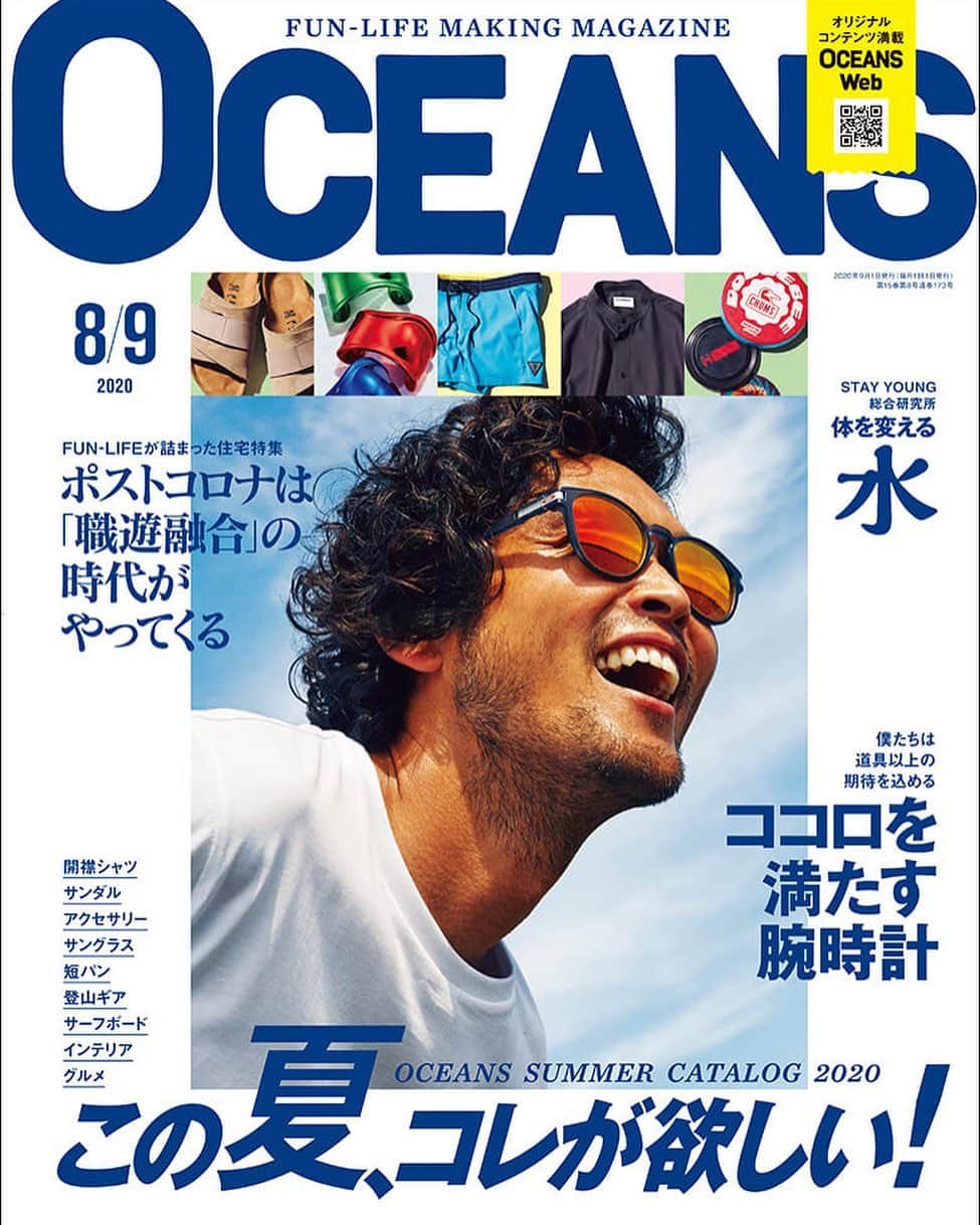 三浦理志さんのインスタグラム写真 - (三浦理志Instagram)「OCEANS 8月・9月合併号発売中〜！ #oceans #oceansmagazine #オーシャンズ」7月27日 20時42分 - mar4m