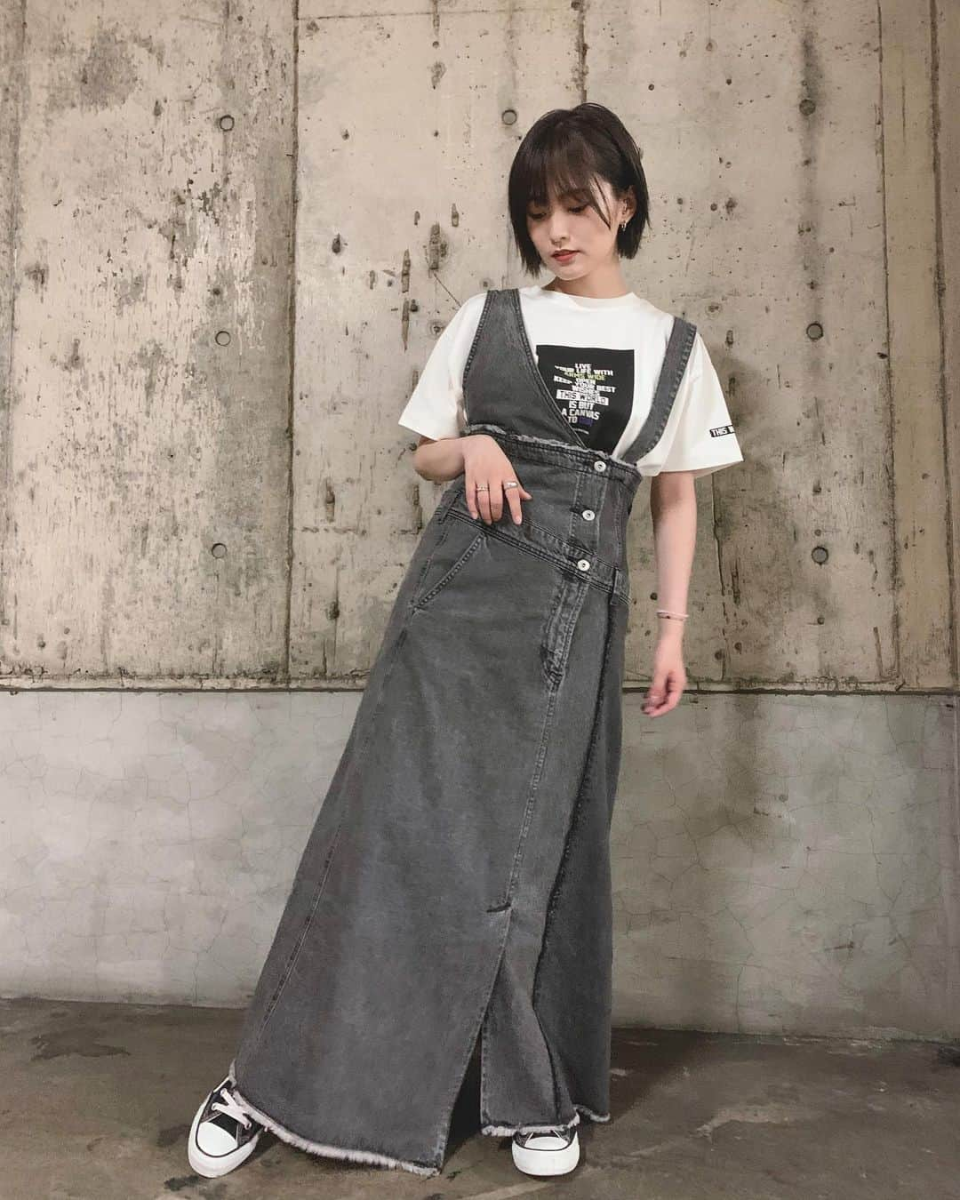 山本彩さんのインスタグラム写真 - (山本彩Instagram)「. 今日もお疲れさまでした☺️ . #dailylook #山本彩」7月27日 20時45分 - sayaka__714