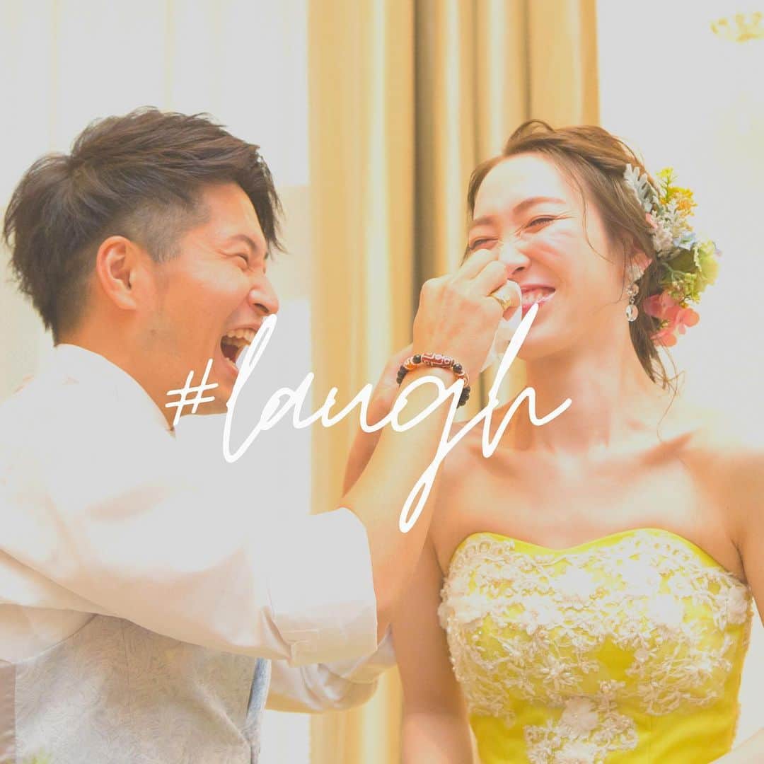福井結婚式 ヴィラグランディス福井のインスタグラム：「【Laugh】﻿ .﻿ .﻿ とびっきり幸せなおふたりだから﻿ とびっきりの笑顔で﻿ .﻿ .﻿ .﻿ .﻿ .﻿ 笑顔でいっぱいの1日を﻿ .﻿ .﻿ .﻿ .﻿ .﻿ #ヴィラグランディス福井﻿ 他の写真も気になる方はプロフィールから﻿ 公式HPもご覧ください▶︎▶︎▶︎」