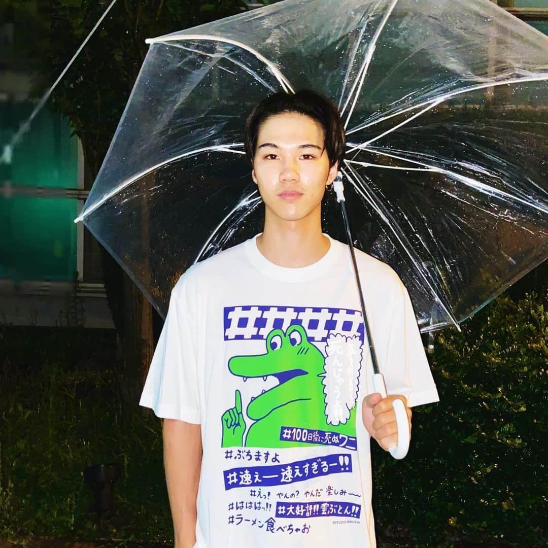 RANMAのインスタグラム：「🐊☔️﻿ ﻿ ﻿ カチューシャ楽ちん。」