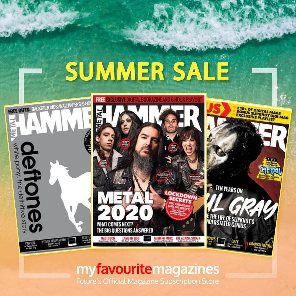 METAL HAMMERさんのインスタグラム写真 - (METAL HAMMERInstagram)「Summer offer: great savings when you subscribe to Metal Hammer magazine. Link in bio! 🤘」7月27日 23時08分 - metalhammeruk