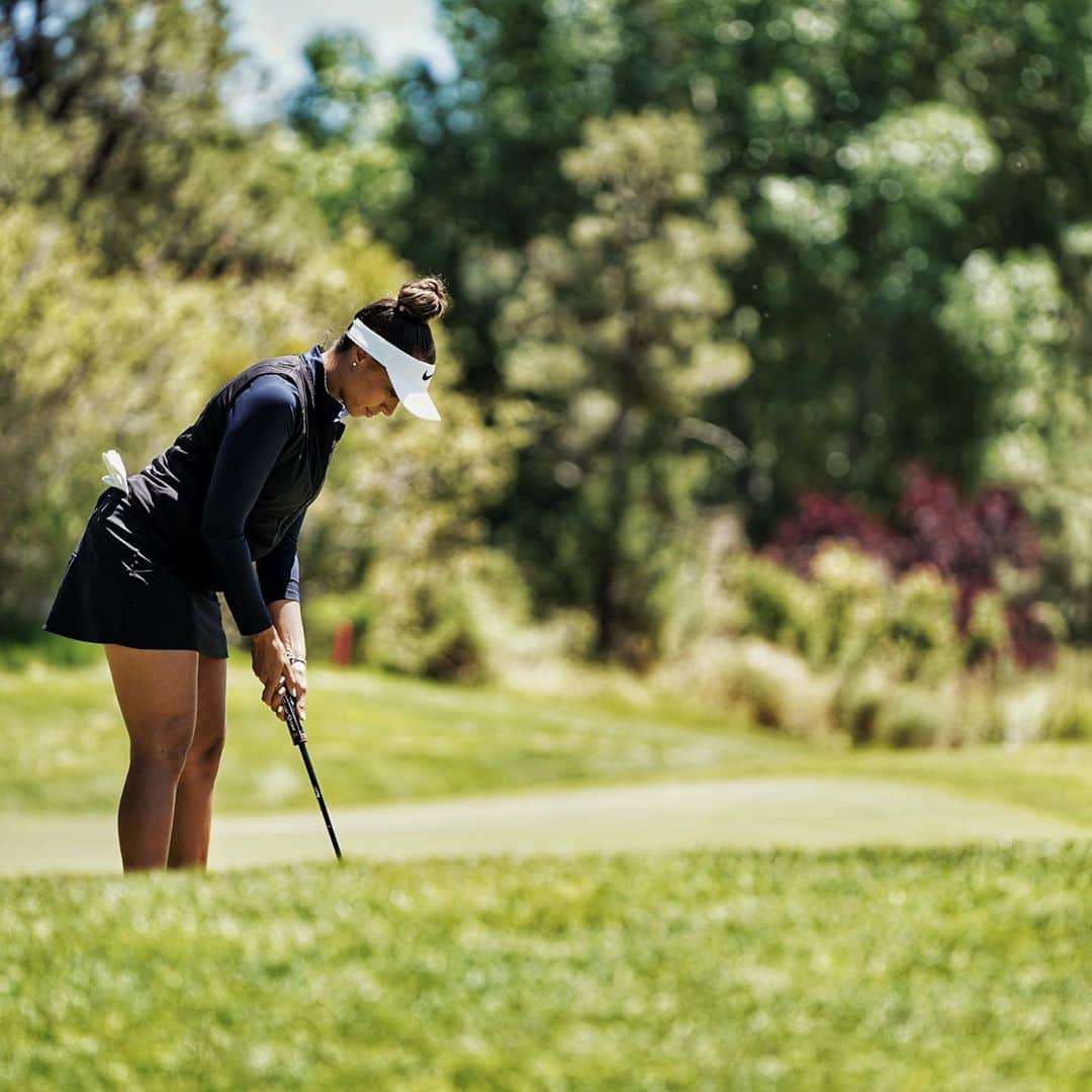 のインスタグラム：「And...we’re back.  It’s been a long few months, but looking forward to playing @lpga_tour Drive On Championship this week 🙌🏽 huge thank you to my sponsors for their continuous support.  @nikegolf @troon @bridgestonegolf @morgan.stanley @rolex ⠀」