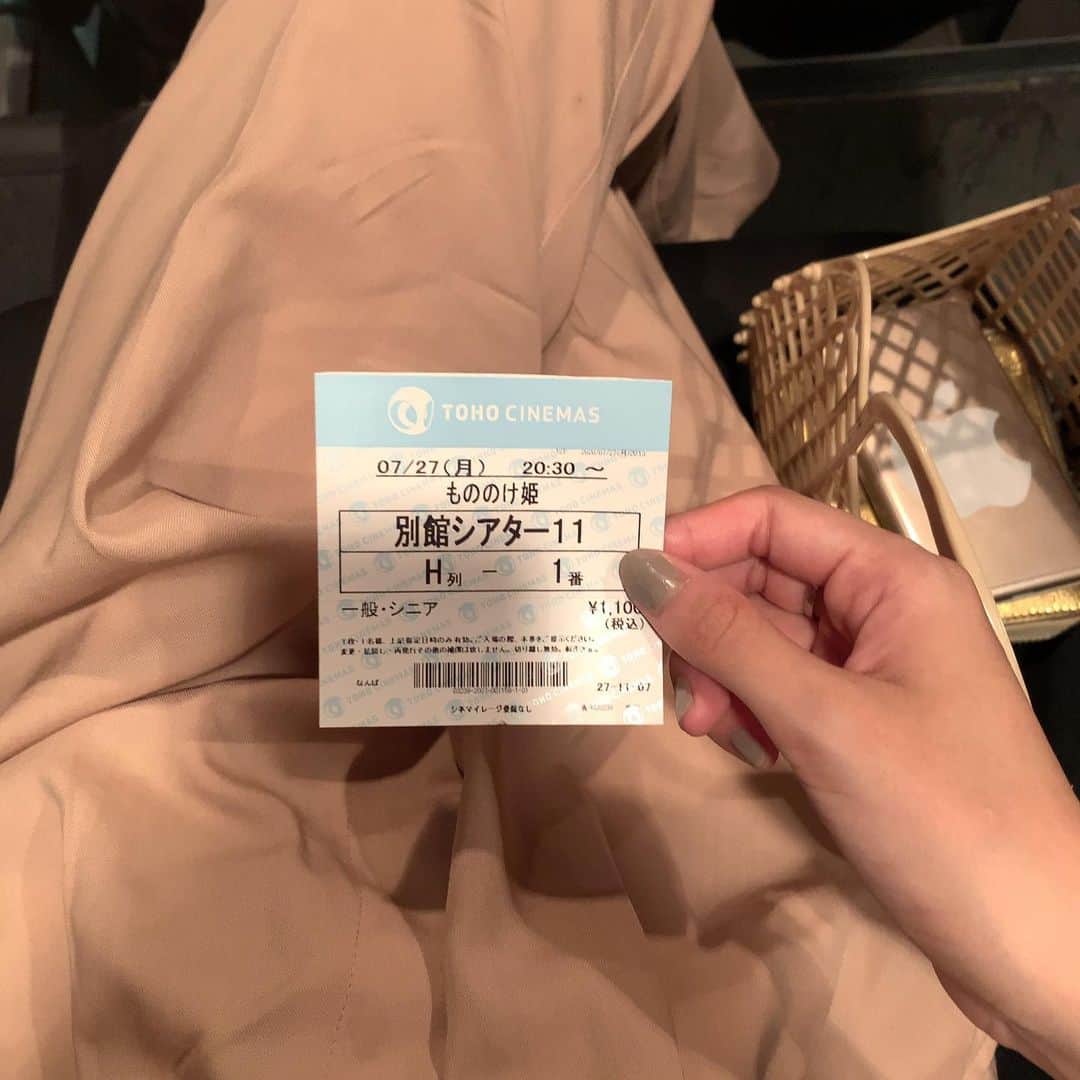 藤田日和のインスタグラム：「🎬 #もののけ姫」