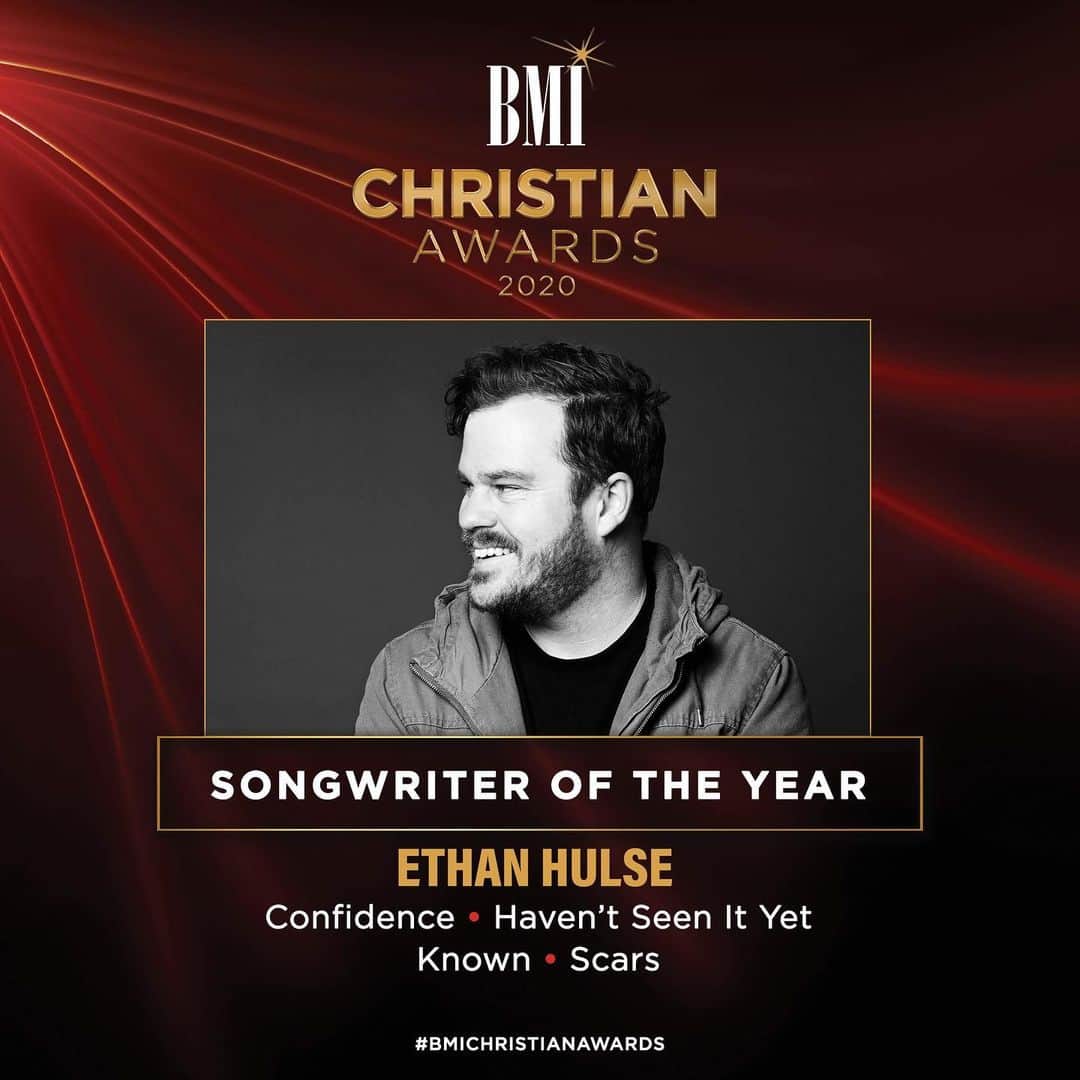 Broadcast Music, Inc.さんのインスタグラム写真 - (Broadcast Music, Inc.Instagram)「Congratulations to our 2020 #BMIChristianAwards Songwriter of the Year @EthanHulse on taking home this award two years in a row! You’re amazing! Tap the link in our bio for a full list of this year’s winners.」7月27日 23時39分 - bmi
