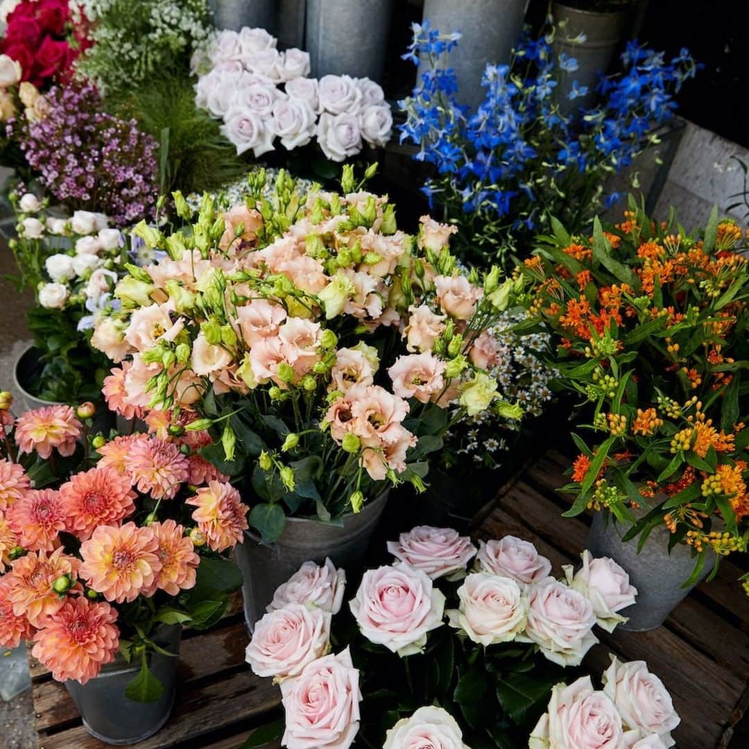 リバティオブロンドンさんのインスタグラム写真 - (リバティオブロンドンInstagram)「🌼 Welcome Home to Liberty: Our resident florist @WildatHeartHQ is ready to fulfil your floral needs from Monday to Friday. Visit now in-store on G or call direct to order your pre-made bouquet: 020 7573 9563.」7月27日 23時40分 - libertylondon