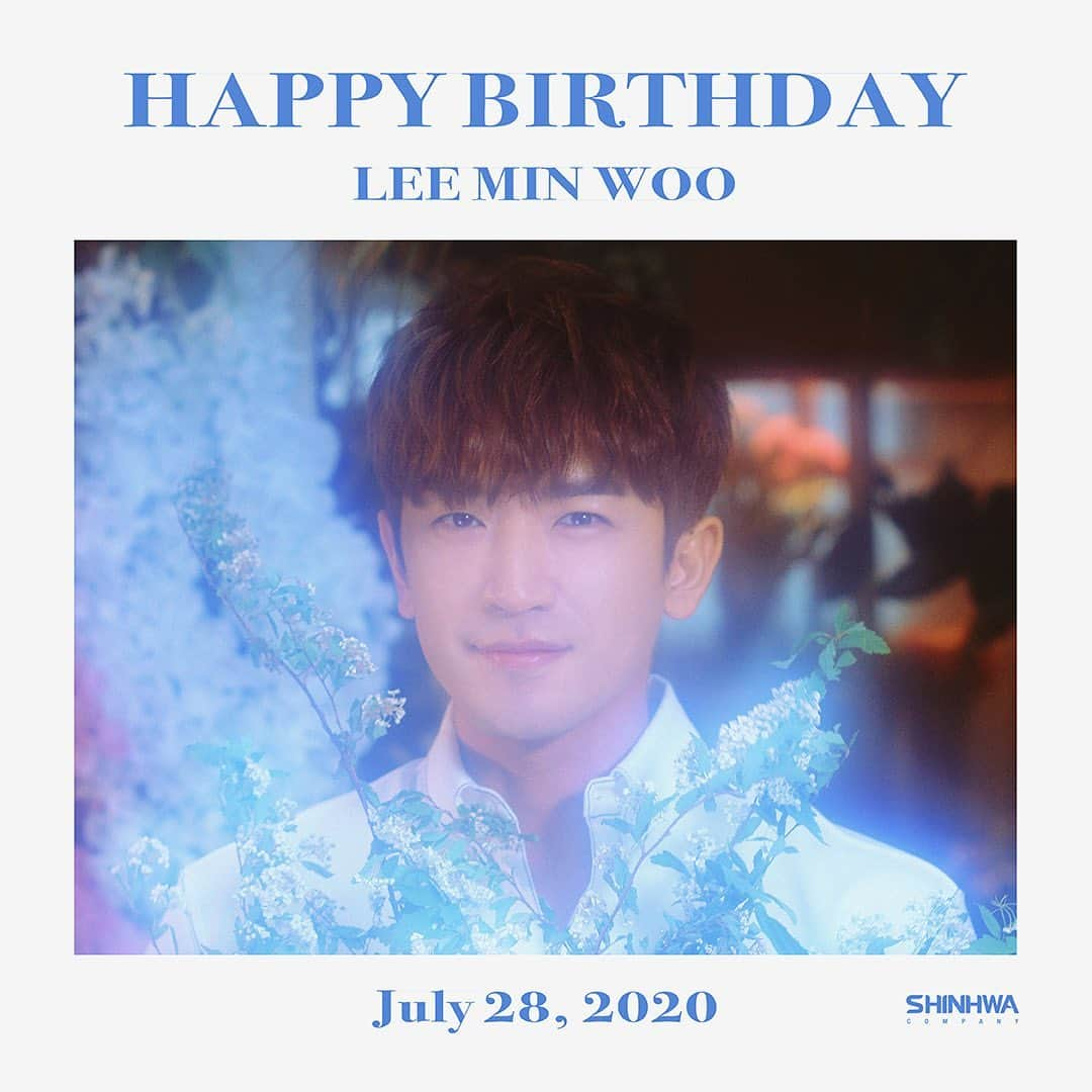 【公式】神話（SHINHWA）さんのインスタグラム写真 - (【公式】神話（SHINHWA）Instagram)「. 2020.07.28 HAPPY BIRTHDAY TO MINWOO❤  #신화 #이민우 #생일축하합니다 #SHINHWA #MINWOO #HAPPY_BIRTHDAY」7月28日 0時00分 - shinhwa_official