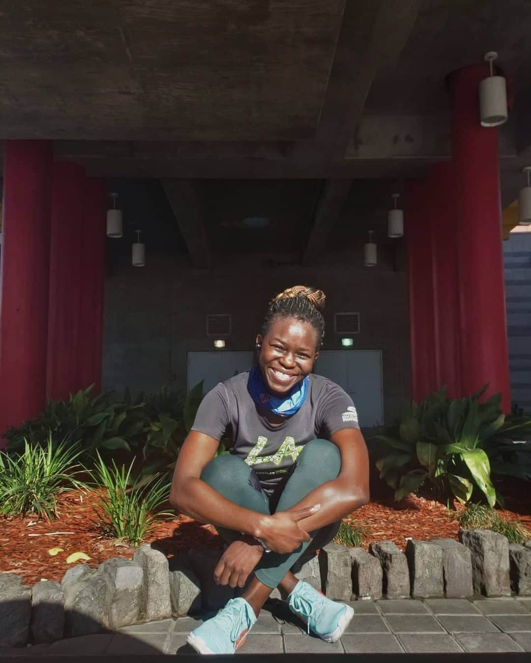 ホカオネオネのインスタグラム：「"My liberation is your liberation and the same will be said for generations to come." - HOKA Flyer Mireille Sine (@mireille.sine) on coming full circle in this movement. Head to our link in bio to learn more about Mireille, and how she is finding her voice. #timetofly」