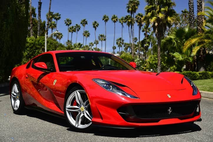のインスタグラム：「⚡️MAKE IT YOURS! 2019 Ferrari 812 SuperFast • A true collectable & investment Ferrari • 8,700 Miles 🚨Want it? DM or TEXT (424) 256-6861」