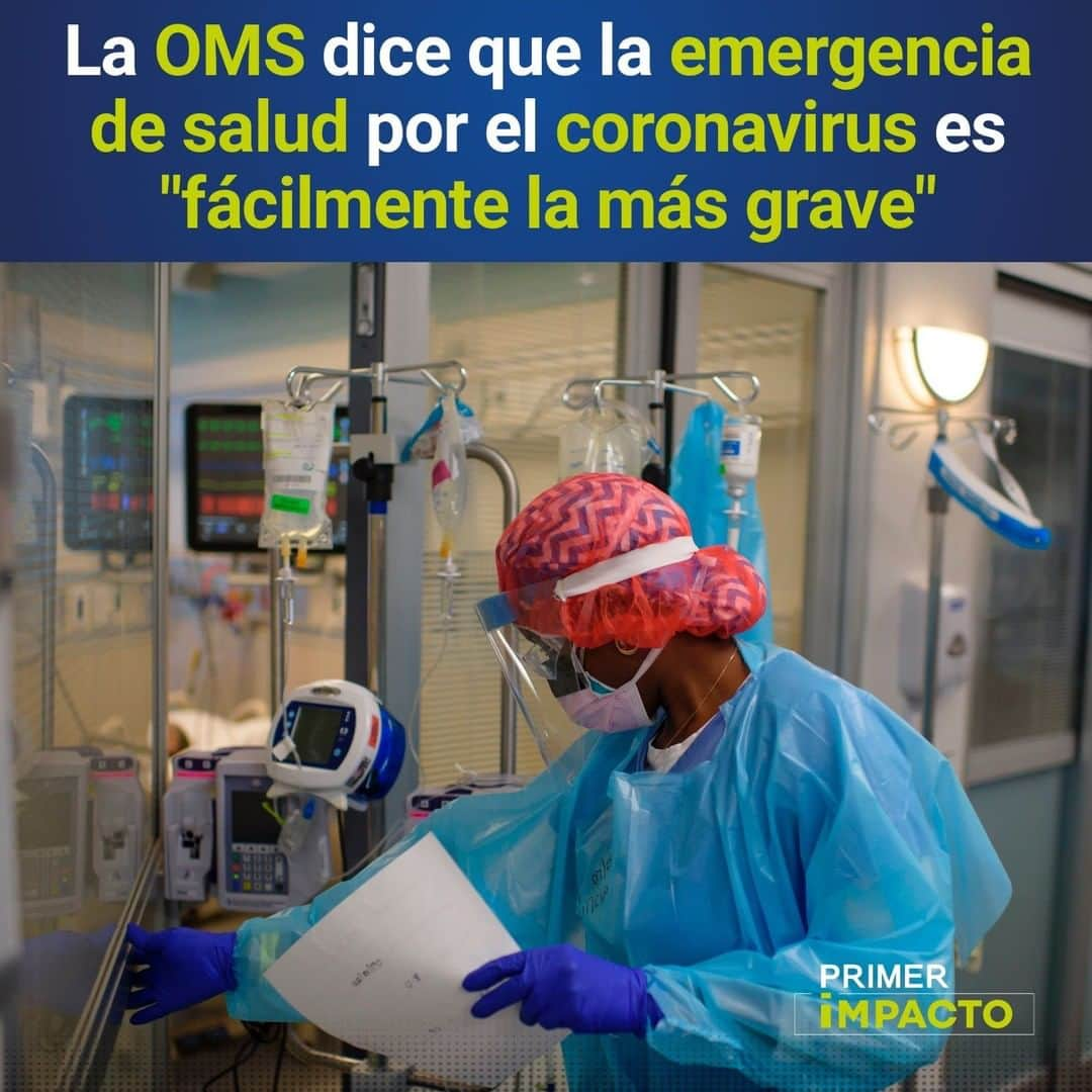 Primer Impactoさんのインスタグラム写真 - (Primer ImpactoInstagram)「La Organización Mundial para la Salud dice que la crisis de salud ocasionada por la #pandemia de #coronavirus es "fácilmente la más grave".  ➡️ Hasta el momento, casi 16 millones de casos han sido reportados y más de 640,000 muertes, señalan datos de la OMS.  ➡️ EEUU tiene una cuarta parte de los casos de coronavirus en todo el mundo, según cifras de la Universidad Johns Hopkins.  ➡️ California supera el promedio de contagios y hospitalizaciones por covid-19 de la semana pasada: hay 6,912 personas en el hospital y 1,993 de ellos están en las unidades de cuidados intensivos (UCI).  ➡️ El Departamento de Salud de Florida reportó este lunes 8,892 nuevos casos de coronavirus en las últimas 24 horas.  Espera a las 5pm/4c en #PrimerImpacto un reportaje sobre la situación en el país.」7月28日 3時53分 - primerimpacto