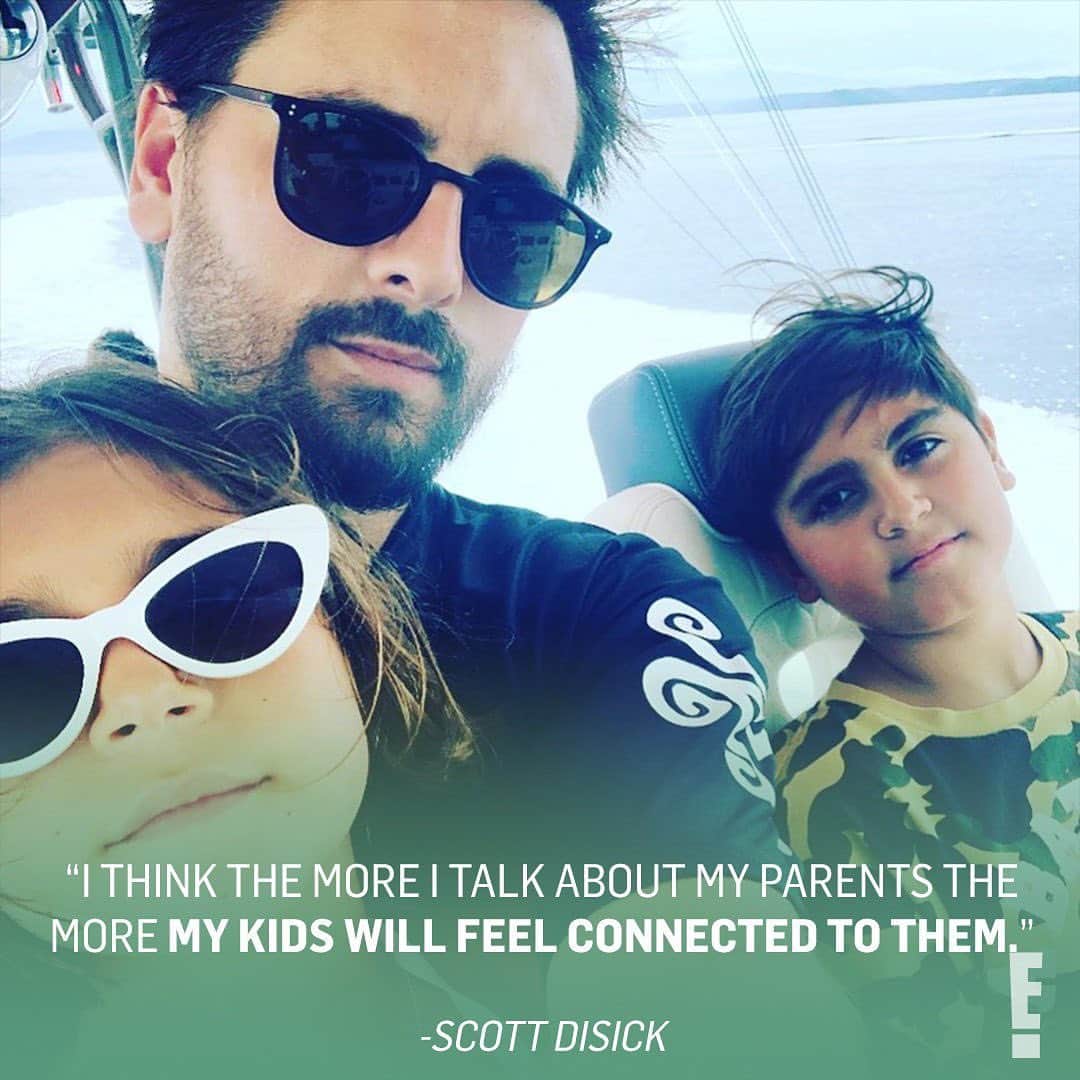 E! Onlineさんのインスタグラム写真 - (E! OnlineInstagram)「Since losing both of his parents in 2013-14, Scott Disick hadn't felt ready to talk about them—until now. Watch him sweetly share old family photos with his kids at the link in our bio. (📷: @letthelordbewithyou)」7月28日 4時03分 - enews