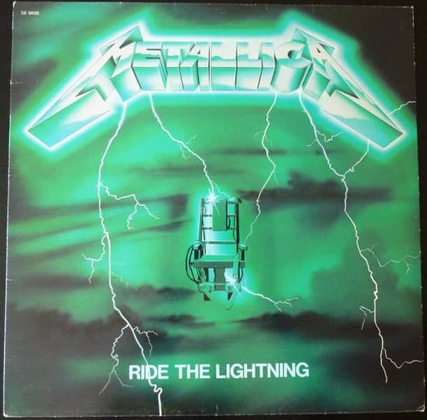 Revolverさんのインスタグラム写真 - (RevolverInstagram)「@metallica released 'Ride the Lightning' 36 years ago today! ⚡️ Got one of the highly coveted original green misprints of the LP? The version released in France via Bernett Records came out emerald green rather than dark blue due to a printing error, but since the Bernett issue was a limited pressing — estimates have ranged from 400 to 2,000 copies — it has become one of the rarest and most sought-after collector's items in the Metallica catalog. Be warned, however: bootleg copies of the green Bernett cover abound, so hang onto your cash unless you're absolutely sure it's the real deal.⁠ ⁠ Get your 'Ride the Lightning' T-shirt at the link in our bio!」7月28日 4時30分 - revolvermag