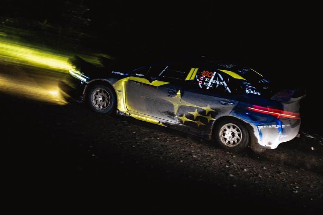 Subaru Rally Team USAさんのインスタグラム写真 - (Subaru Rally Team USAInstagram)「Night Party✨ #Rally Edition  @brandonsemenuk @john55sp #nightphotography   📸: @davetrumporephoto」7月28日 6時14分 - subarumotorsportsusa