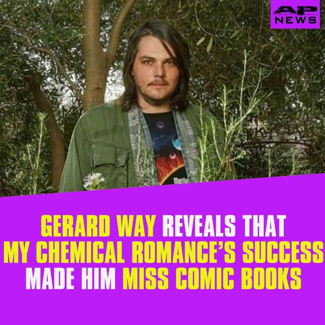 Alternative Pressさんのインスタグラム写真 - (Alternative PressInstagram)「@gerardway has revealed why his time in @mychemicalromance led to him creating comic books again ⁠ LINK IN BIO⁠ .⁠ .⁠ .⁠ #gerardway #mychemicalromance #mcr #mychem #mcrmy #gerardwaycomics #gerardwaycomicbooks #alternativepress #altpress」7月28日 8時30分 - altpress