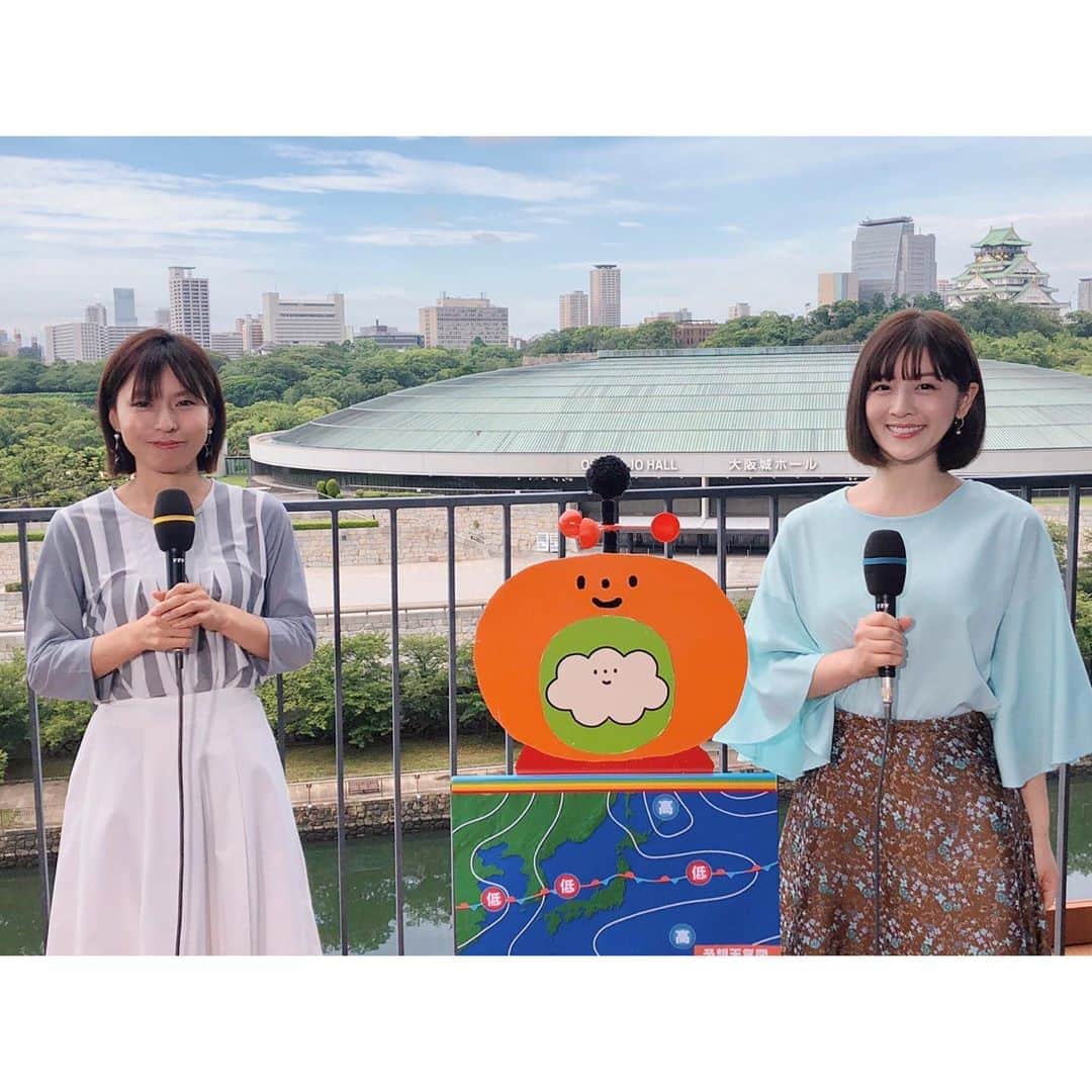 中村秀香のインスタグラム：「今朝は #すまたん お天気担当でした☁️ ありがとうございました！！  明日の #すまたん スタジオ（エンタメ）担当は  #吉田奈央 アナです🌸」