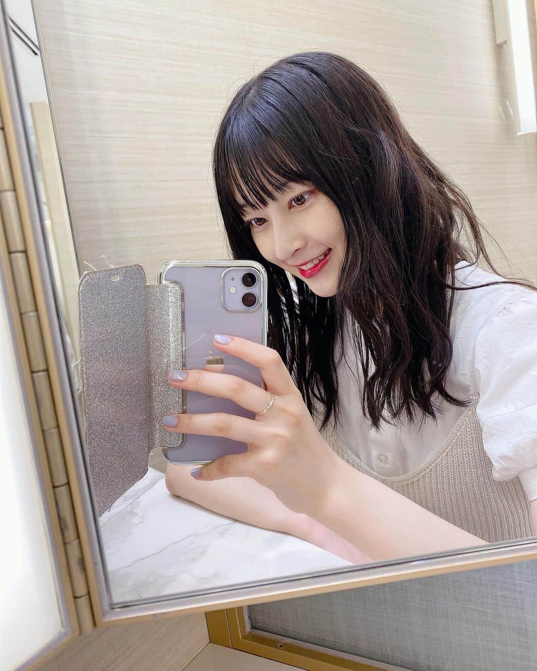 高井千帆さんのインスタグラム写真 - (高井千帆Instagram)「.﻿ 美容系の専門学校で夢に向かって頑張っている﻿ 高校のお友達が、私にもメイクしてくれた💄﻿ やってもらってる時すごく幸せだったなぁ¨̮♡」7月28日 20時53分 - chiho_takai_official