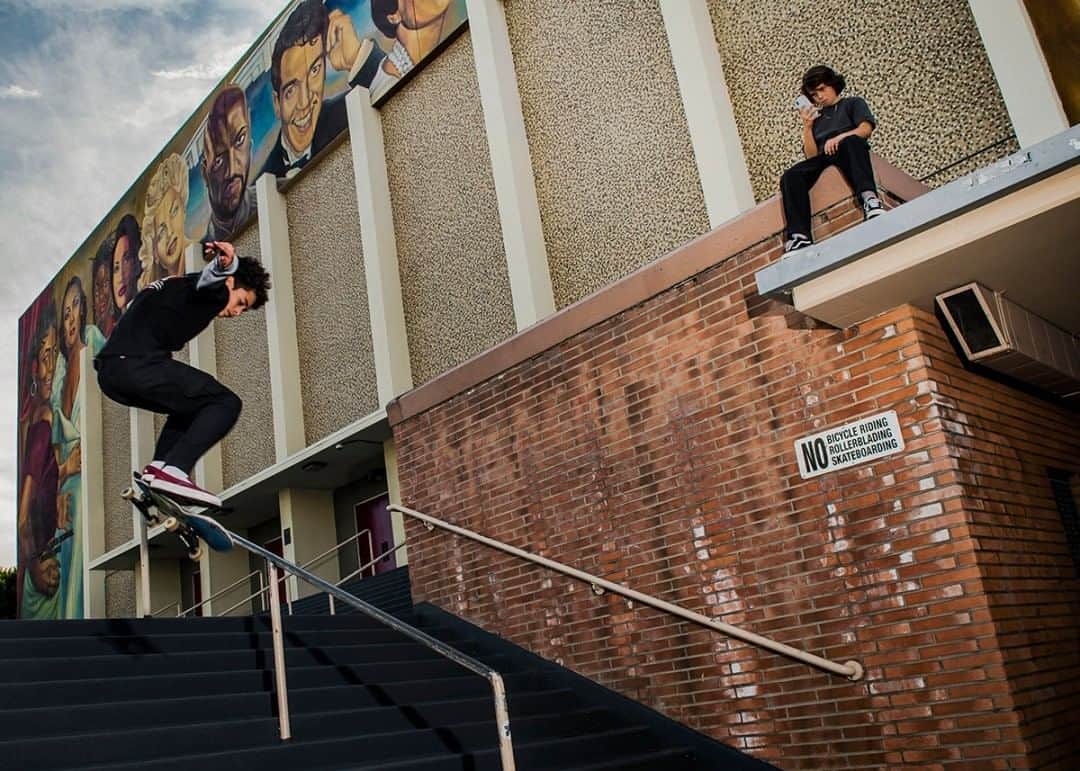 National Geographic Travelさんのインスタグラム写真 - (National Geographic TravelInstagram)「Photo by @dina_litovsky  Teenager Nick Diaz attempts to skate a stair rail at Hollywood High School in Los Angeles. This was photographed for a feature on the skateboarding culture in Los Angeles for National Geographic. For more images, follow me @dina_litovsky.」7月28日 21時08分 - natgeotravel