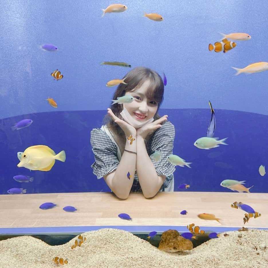 古森結衣のインスタグラム：「🐠❤︎」