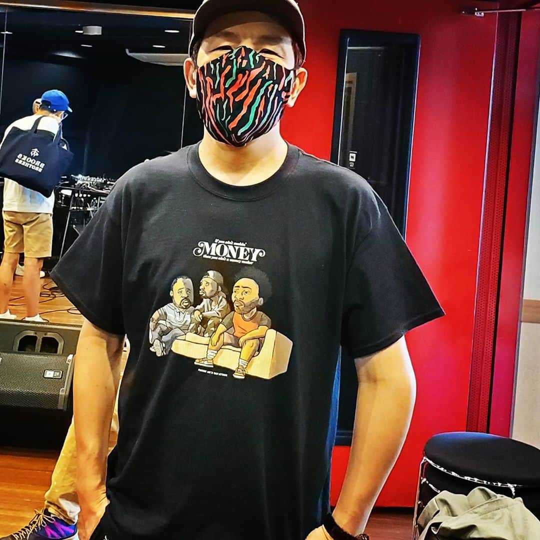 ANI さんのインスタグラム写真 - (ANI Instagram)「何ヵ月か振りにリハーサル。 ラップアタックのTシャツ&マスク #RAPATTACK」7月28日 15時32分 - sdp_ani