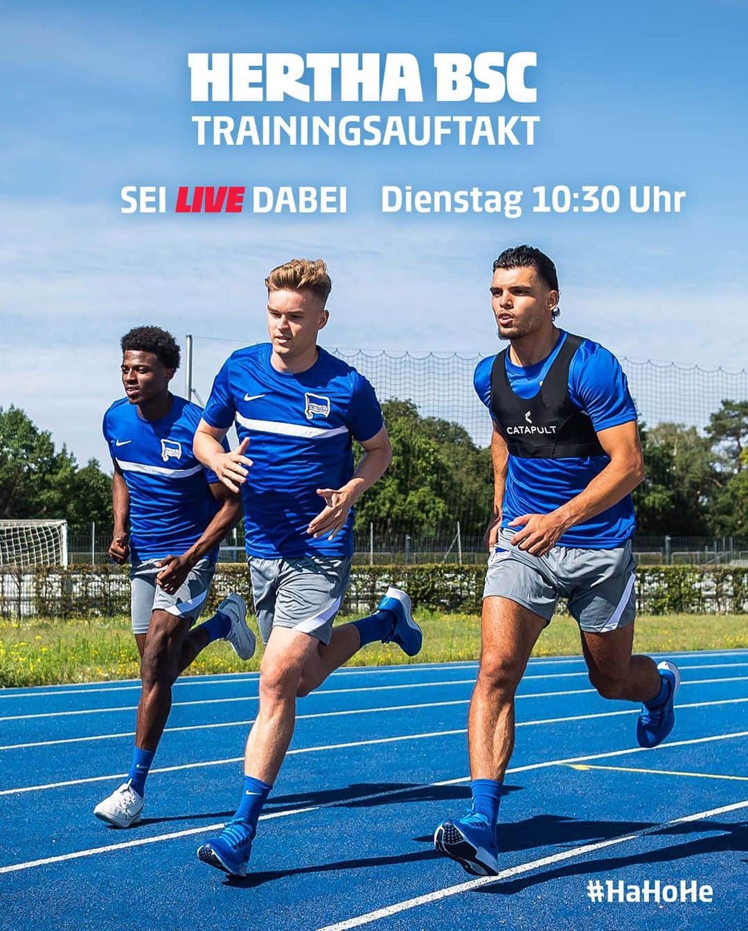 ヘルタ・ベルリンさんのインスタグラム写真 - (ヘルタ・ベルリンInstagram)「❗️❗️❗️ In knapp zwei Stunden ist es soweit! Sei live beim Trainingsauftakt von unseren Jungs dabei! 👋🔵⚪️ . . #trainingsauftakt #preseason #vorbereitung #berlin #fussball #mittelstädt #rekik #dilrosun #losgehts #livestream #hahohe #herthabsc」7月28日 15時39分 - herthabsc