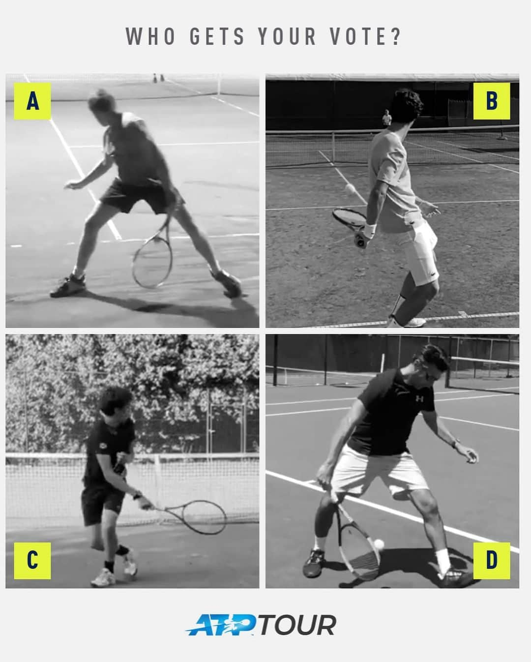 ATP World Tourさんのインスタグラム写真 - (ATP World TourInstagram)「These guys 🤯 Which trick gets your vote?  (via @bensimshot, @stef_bojic, @diego_freestyle_tennis, @trickshottennis) #trickshottuesday #atptour」7月28日 16時36分 - atptour