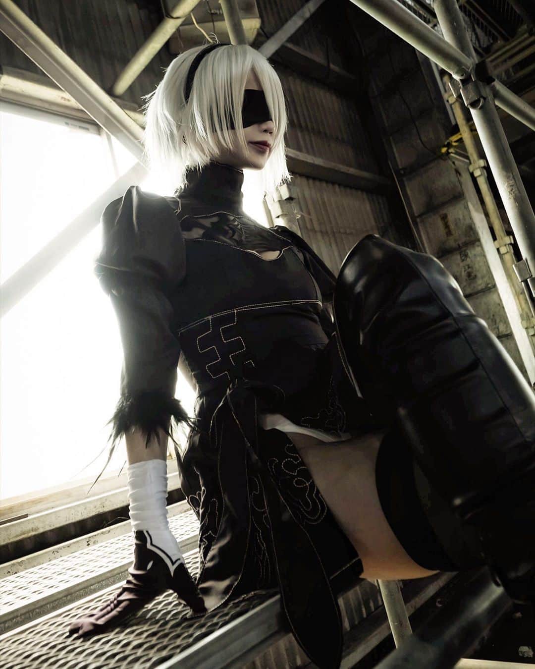 ももかわのインスタグラム：「#nierautomata #nierautomatacosplay #nierautomata2b #nier2b」