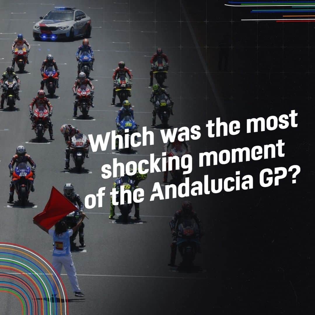 MotoGPさんのインスタグラム写真 - (MotoGPInstagram)「It was another action-packed #MotoGP weekend in Jerez 🔥 so we want to know which was in your opinion the most shocking moment from the whole #AndaluciaGP! ⬇️ #Motorcycle #Racing #Motorsport」7月28日 18時00分 - motogp