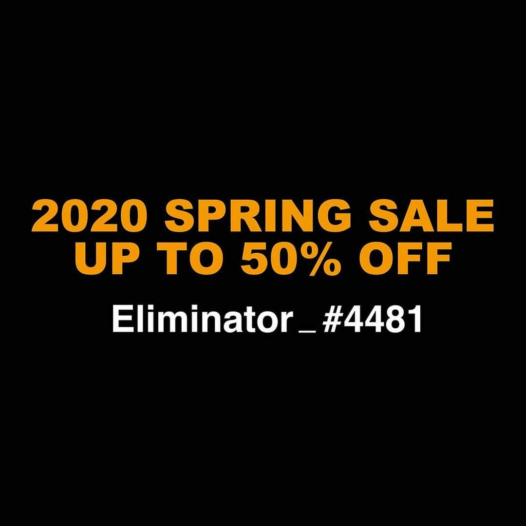 エリミネイターさんのインスタグラム写真 - (エリミネイターInstagram)「2020 SPRING SALE UP TO 50% OFF. . 現在、20SS SPRING SALEをELIMINATOR実店舗とWEB STOREにて開催しております。 . [SALE対象ブランド] ▪︎AFFIX ▪︎1017 ALYX 9SM ▪︎1017 ALYX 9SM×blackmeans ▪︎C.P. COMPANY ▪︎FUMITO GANRYU ▪︎HOKA ONE ONE  ▪︎KIKO KOSTADINOV  ▪︎RICK OWENS DRKSHDW  ▪︎SALOMON ADVANCED ▪︎STONE ISLAND ▪︎STONE ISLAND SHADOW PROJECT ▪︎VYNER ARTICLES ▪︎YOHJI YAMAMOTO POUR HOMME  . #alyx #alyxstudio #matthewwilliams #affix #cpcompany #fumitoganryu #rickowens #drkshdw #hokaoneone #salomon #salomonadvanced #salomonshoes #stoneisland #stoneislandshadowproject #kikokostadinov #vynerarticles #yohjiyamamotopourhomme #yohjiyamamoto #eliminator #daikanyama #tokyo #mensselectshop #mensfashion #mensstyle」7月28日 18時56分 - eliminator_tokyo